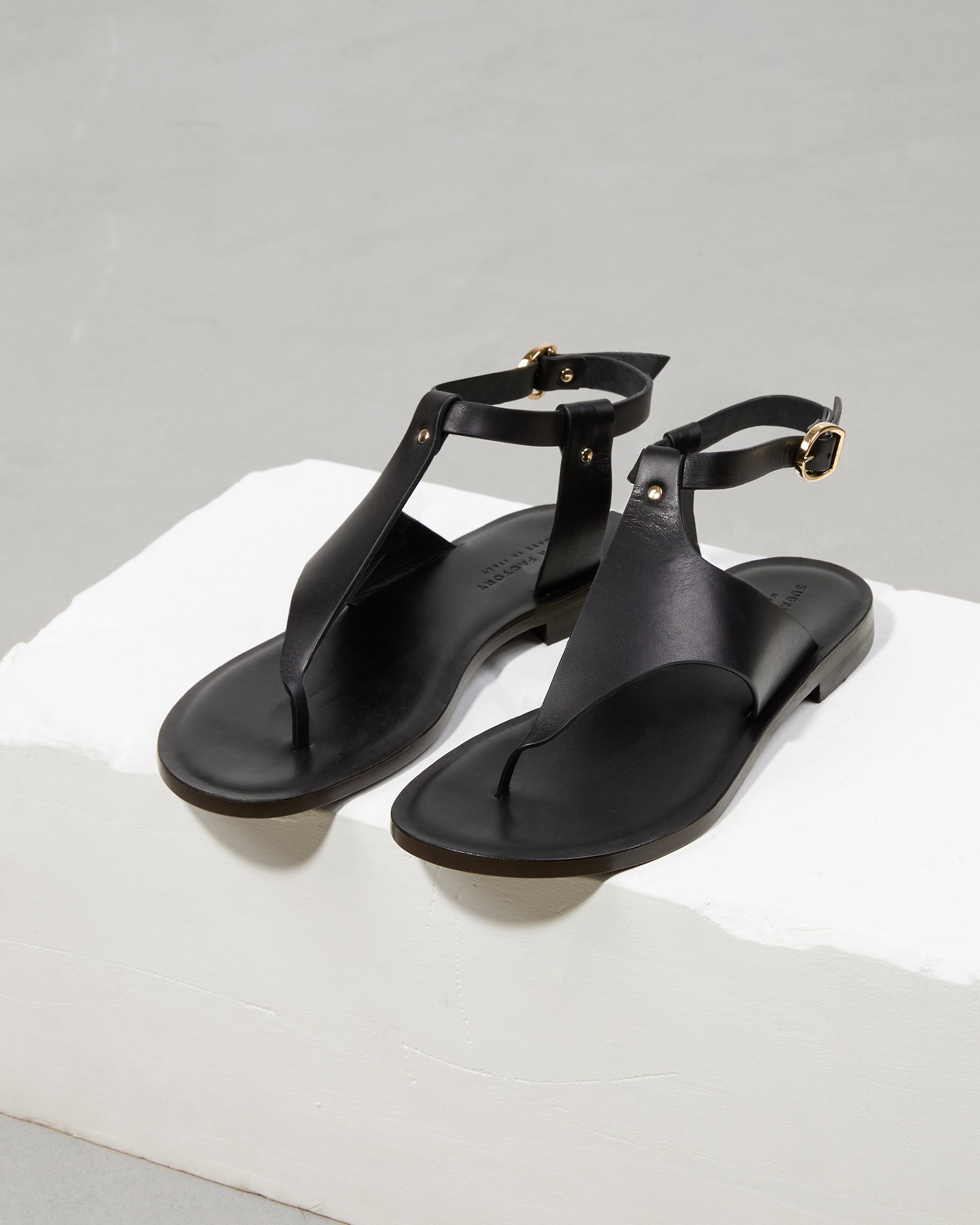 Черные кожаные сандалии - Image 3 of 6