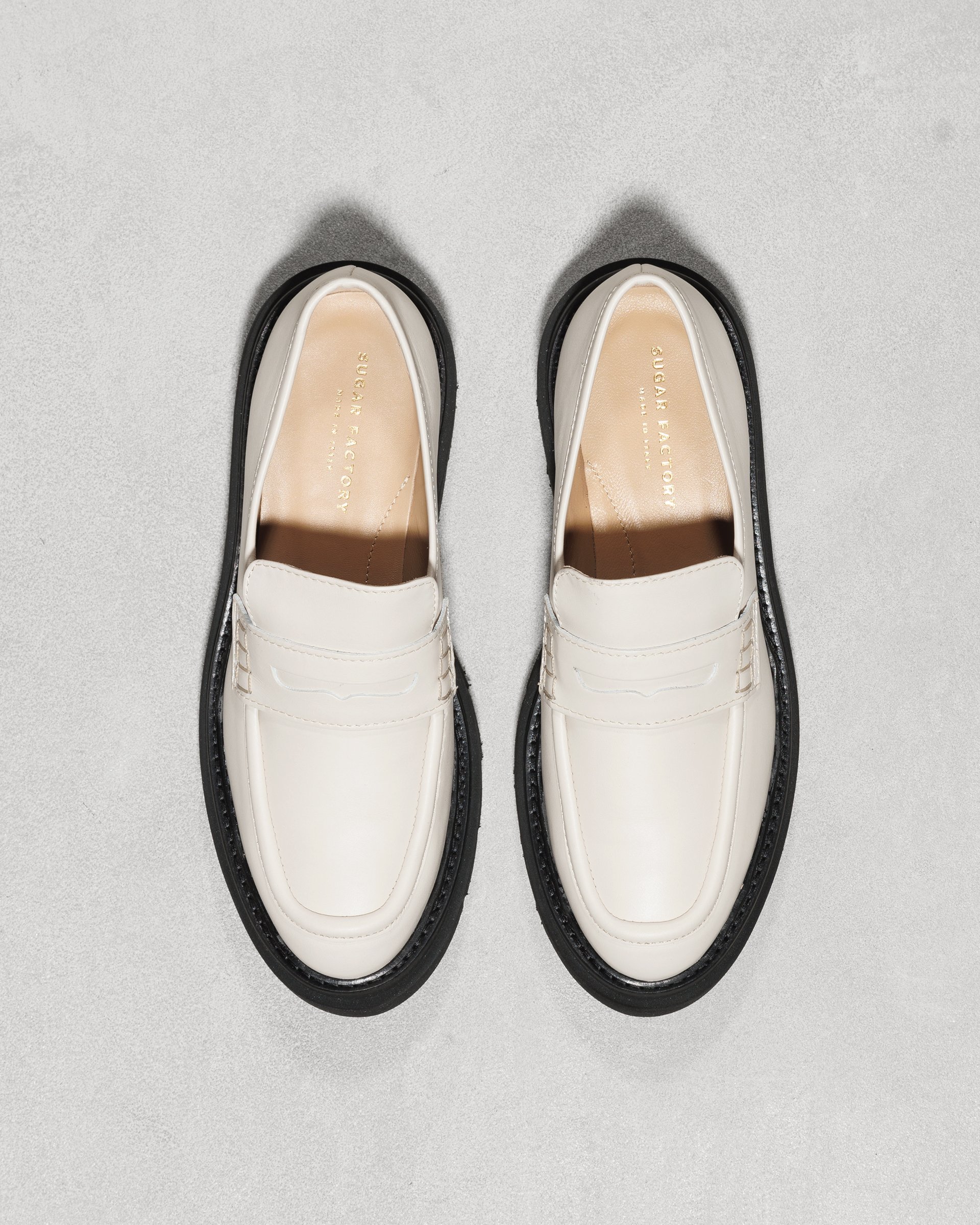 Молочные кожаные лоферы - Image 2 of 5