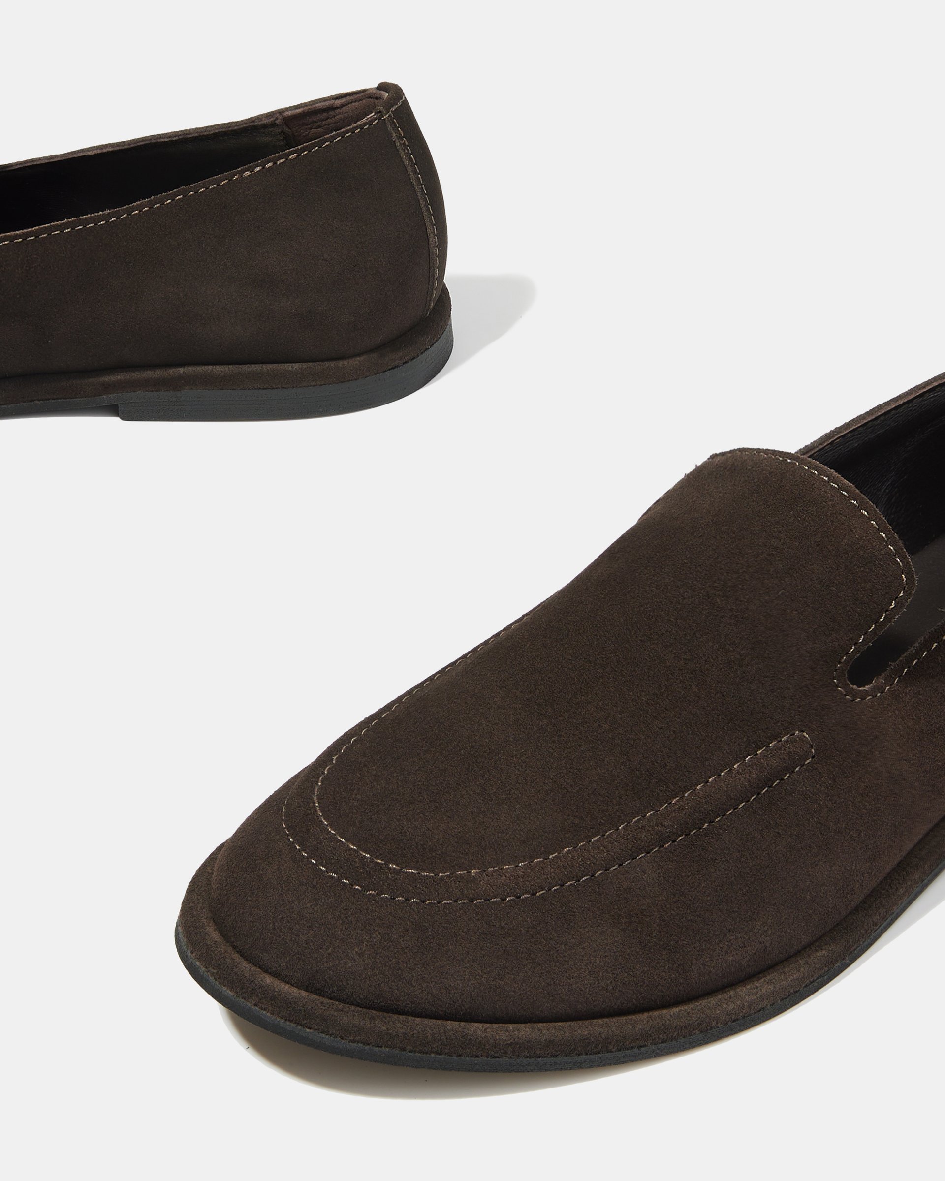 Темно-коричневые замшевые туфли-лоферы - Image 5 of 5