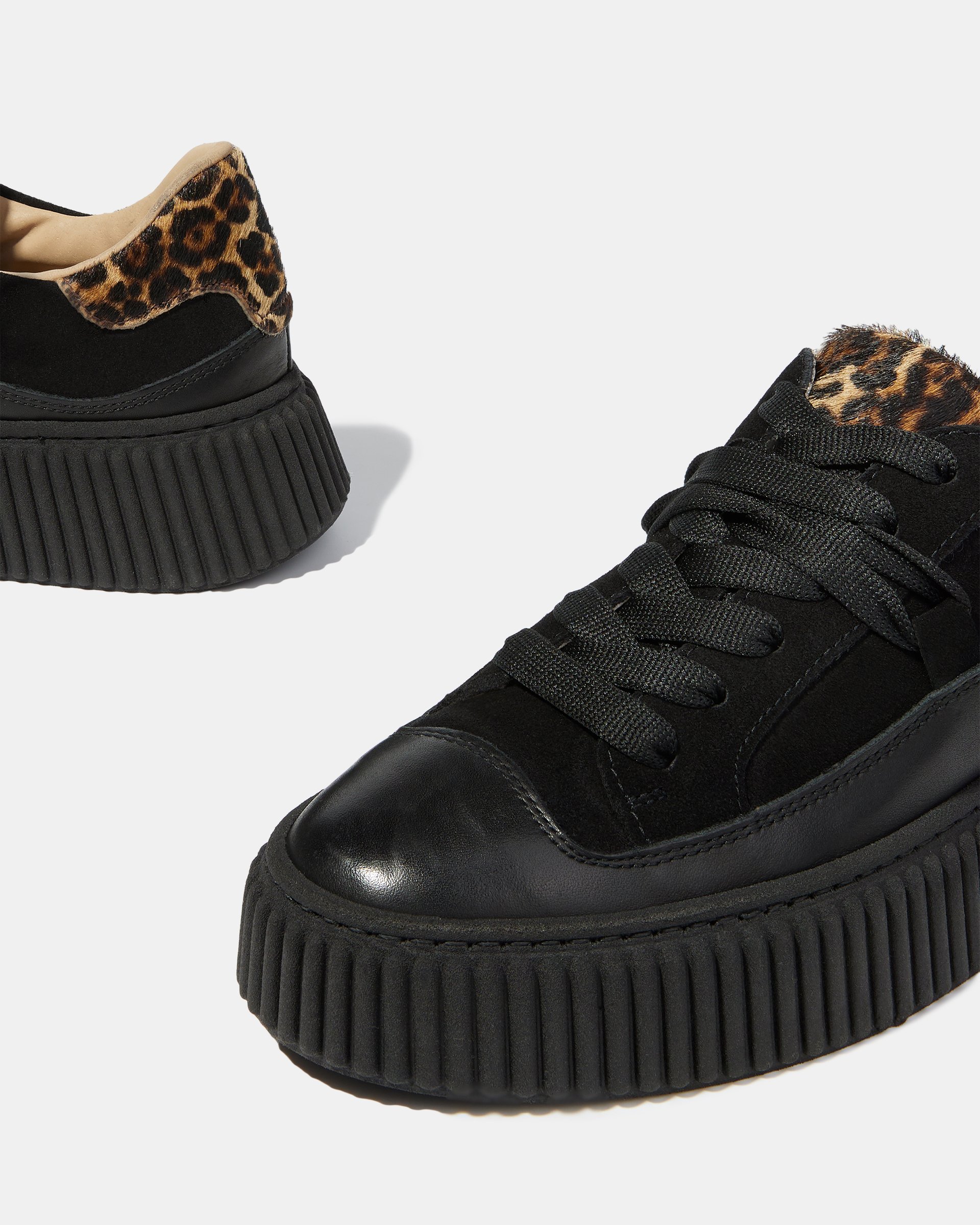 Черные кеды из натуральной кожи - Image 4 of 5