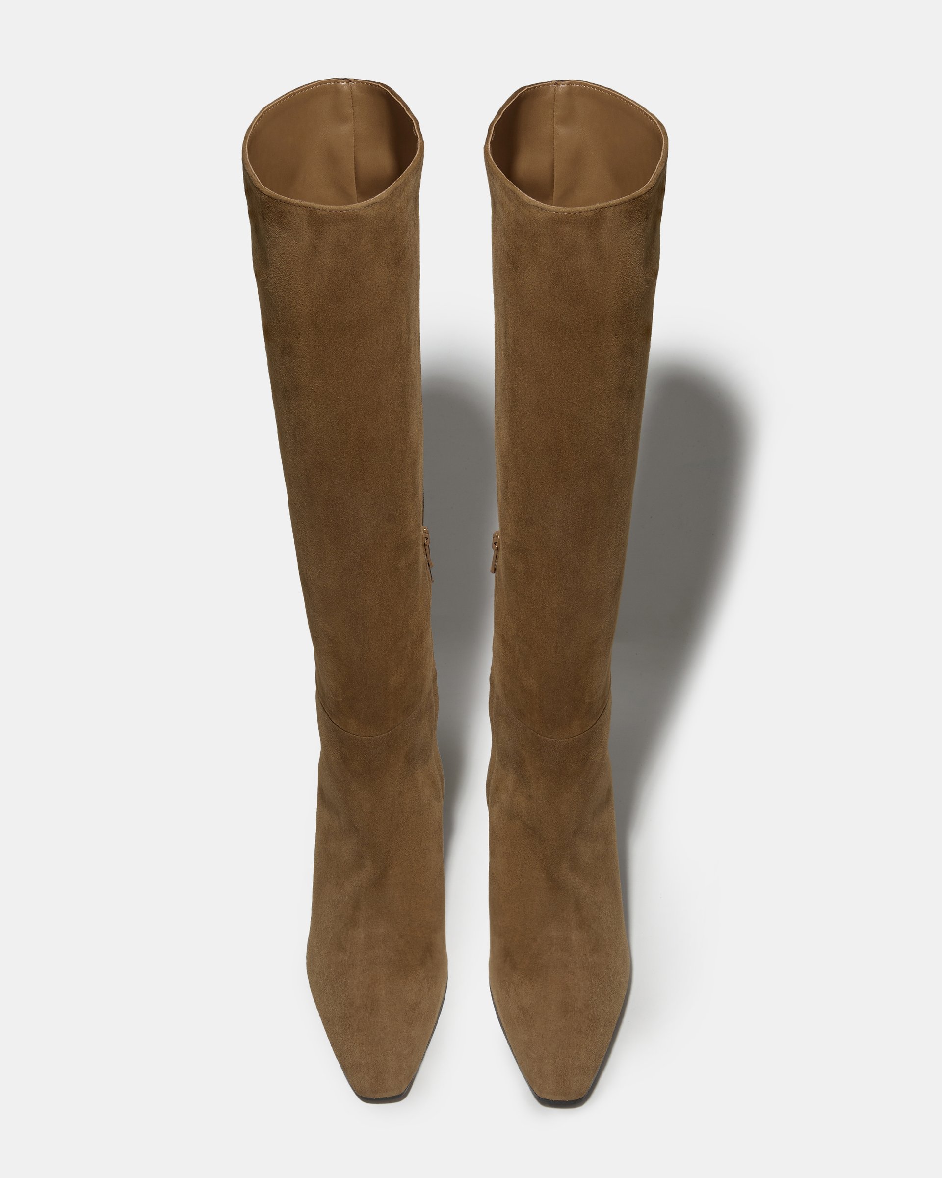 Коричневые замшевые сапоги - Image 3 of 5