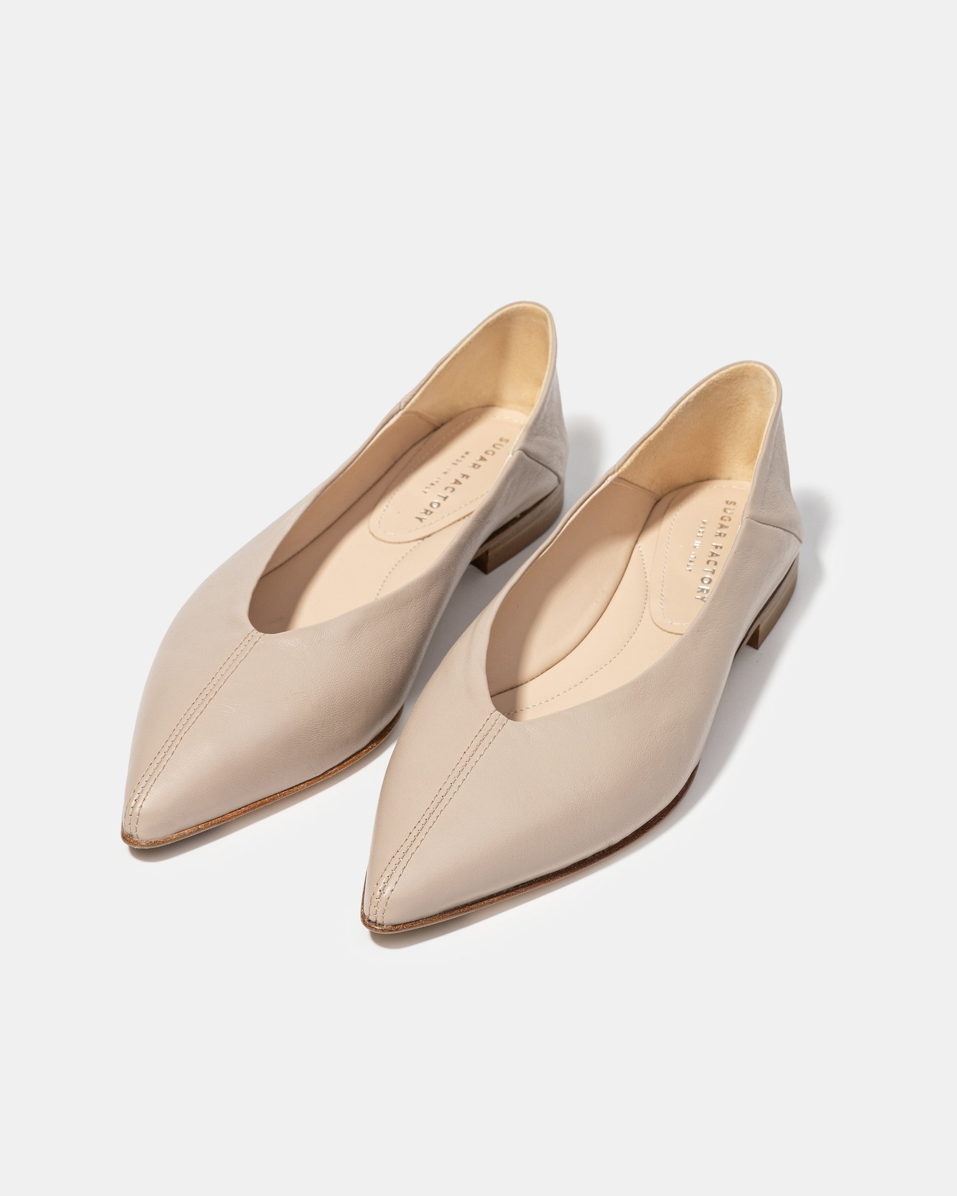 Бежевые классические туфли - Image 2 of 5