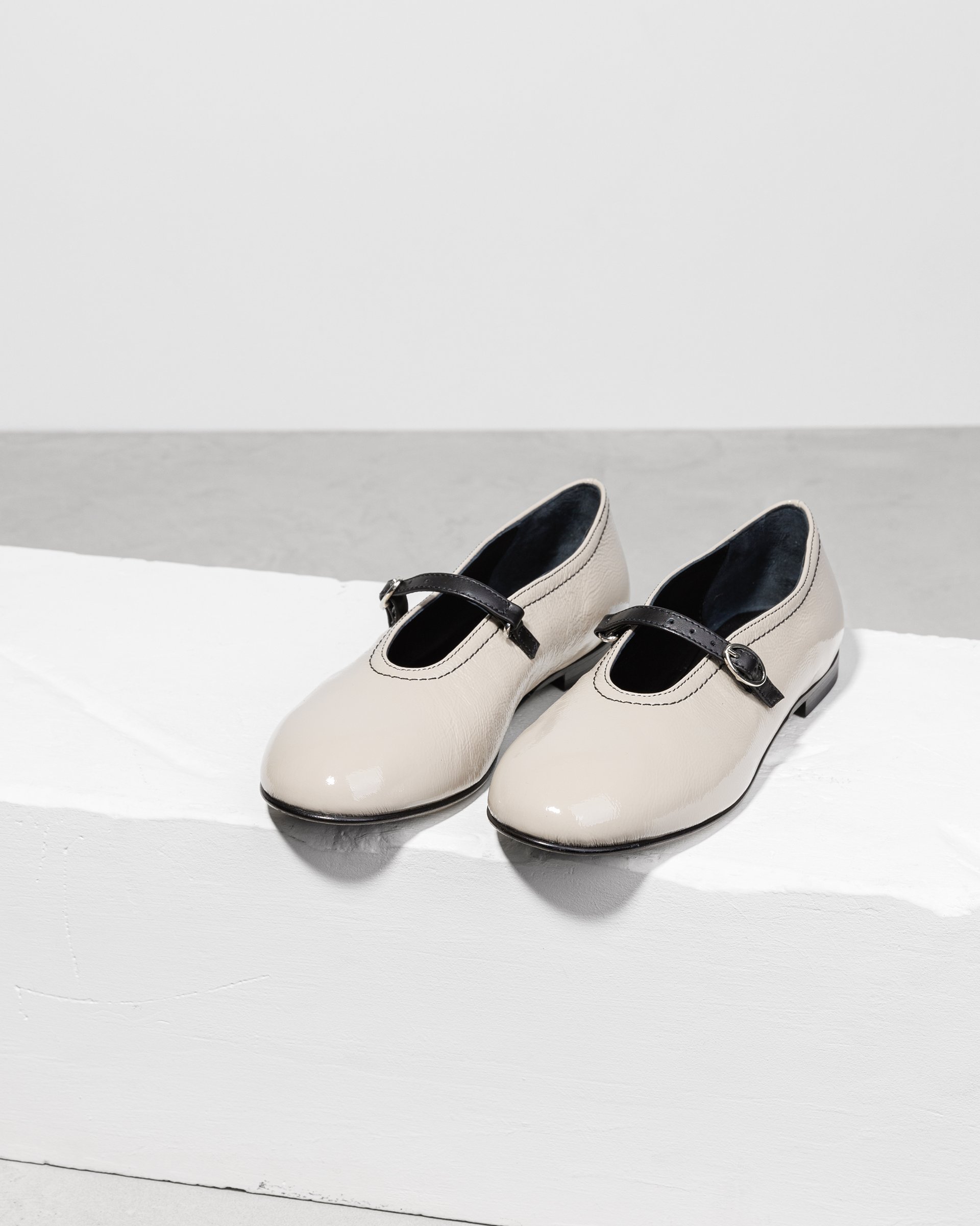 Серые кожаные туфли мэриджейн - Image 2 of 6