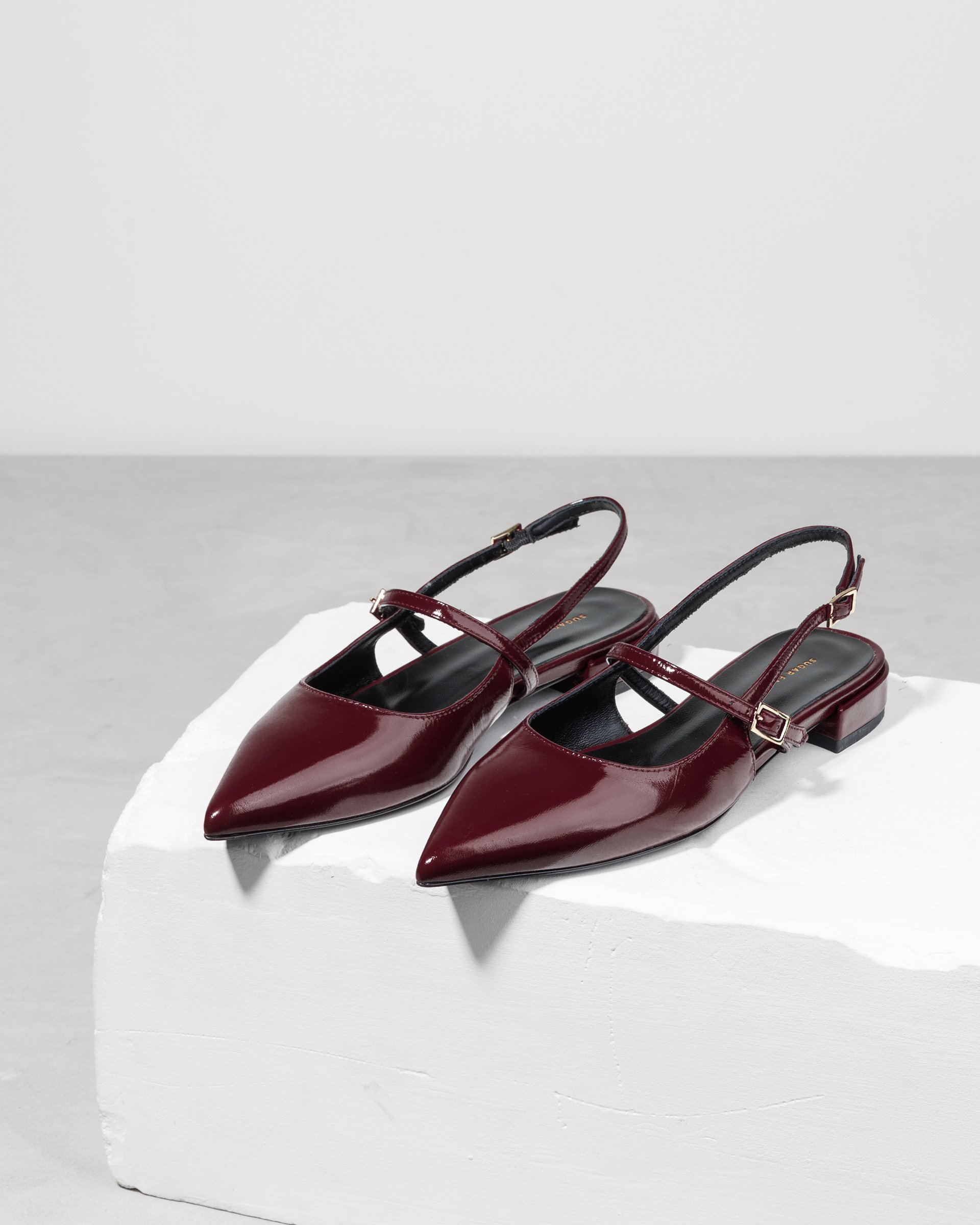 Бордовые туфли из лакированной кожи - Image 2 of 6