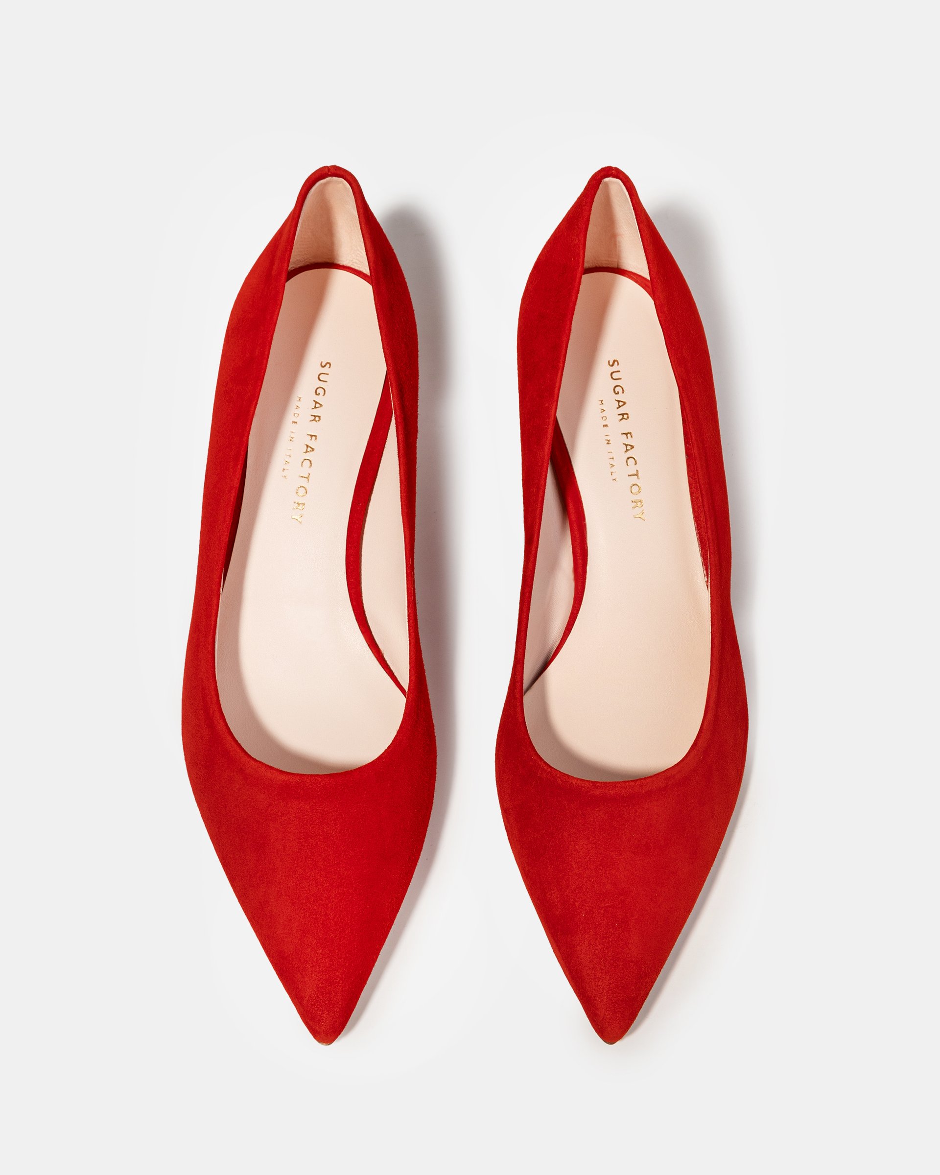 Красные замшевые классические туфли - Image 3 of 5