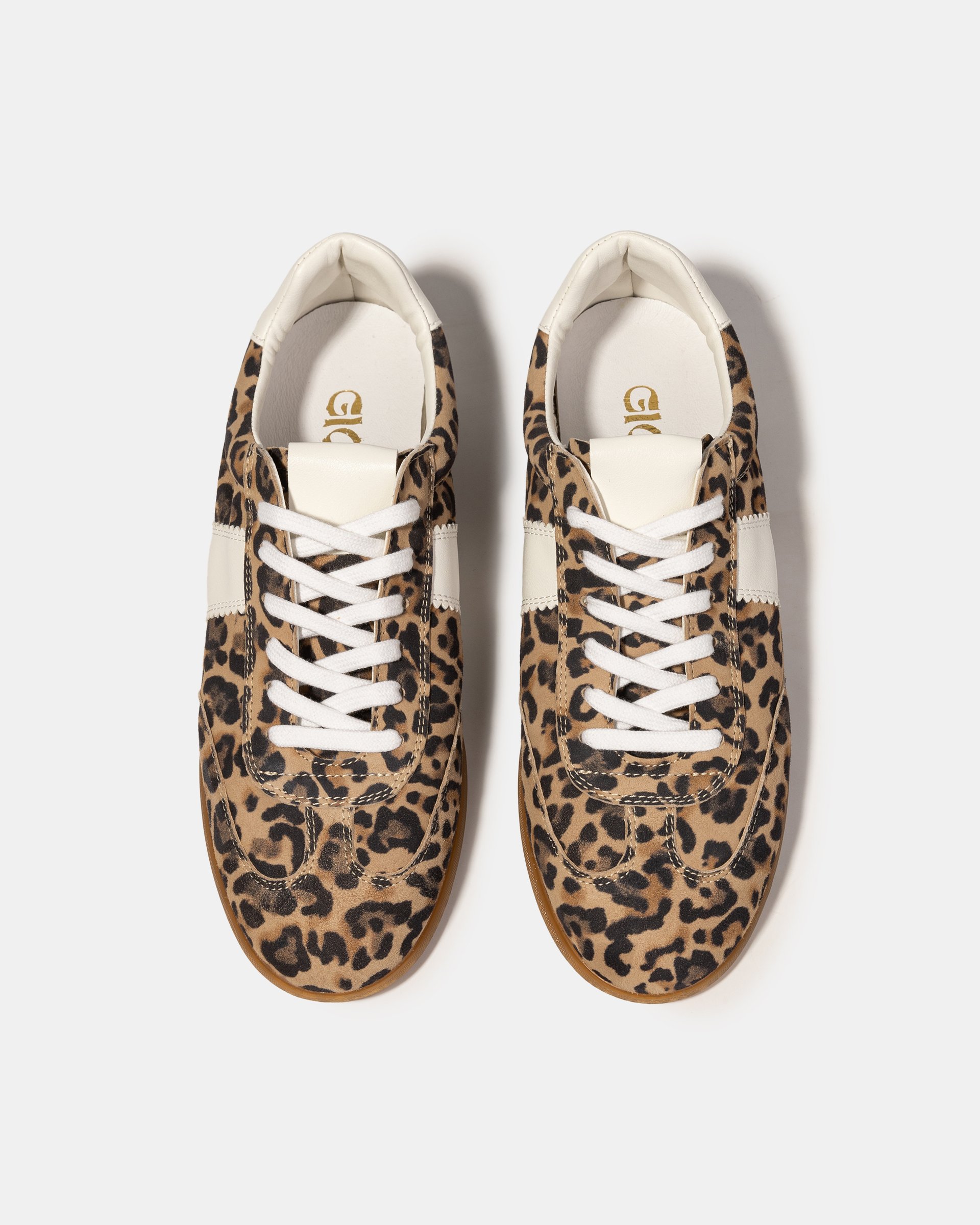 Замшевые кеды с леопардовым принтом - Image 3 of 5
