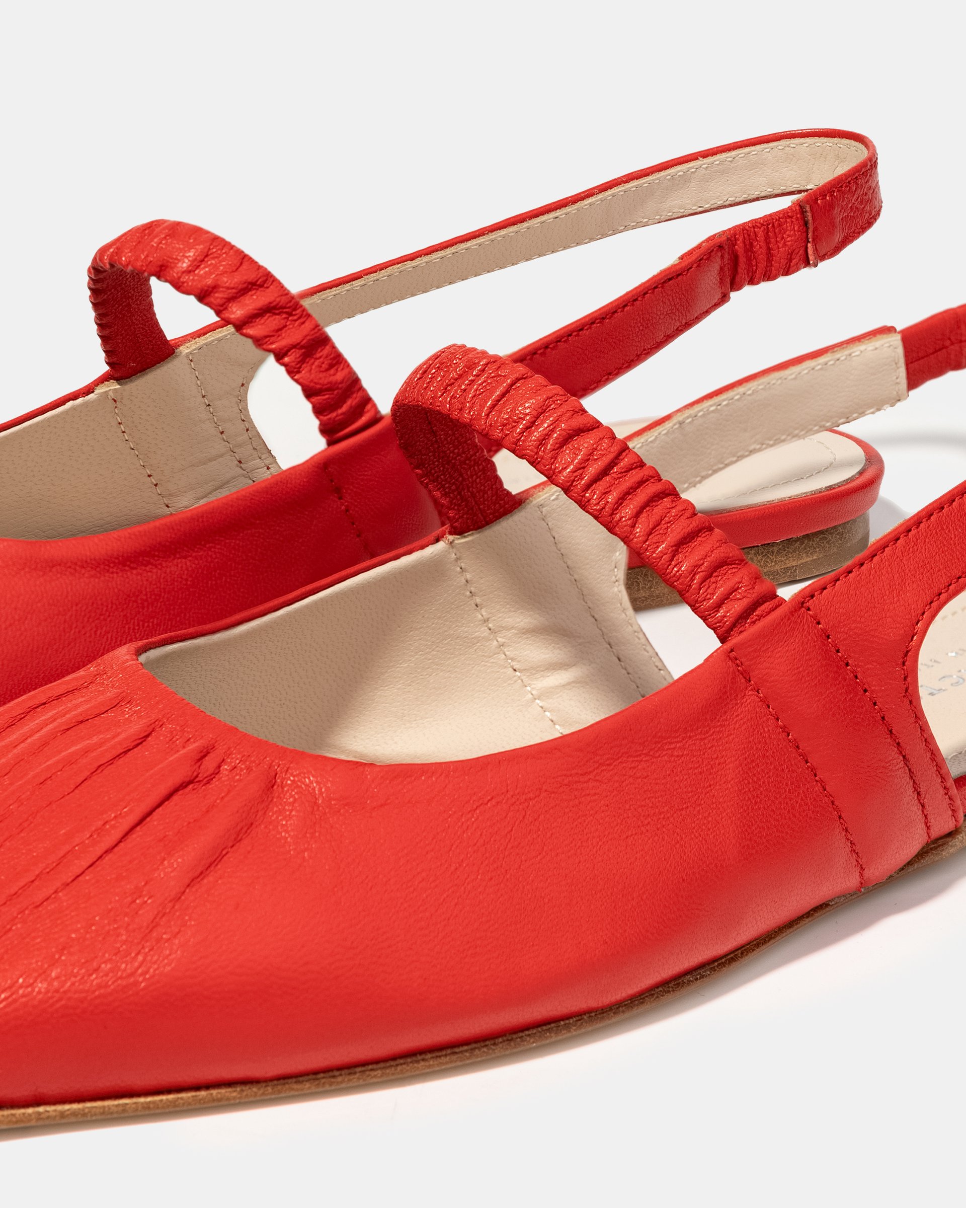 Красные туфли из натуральной кожи - Image 4 of 5