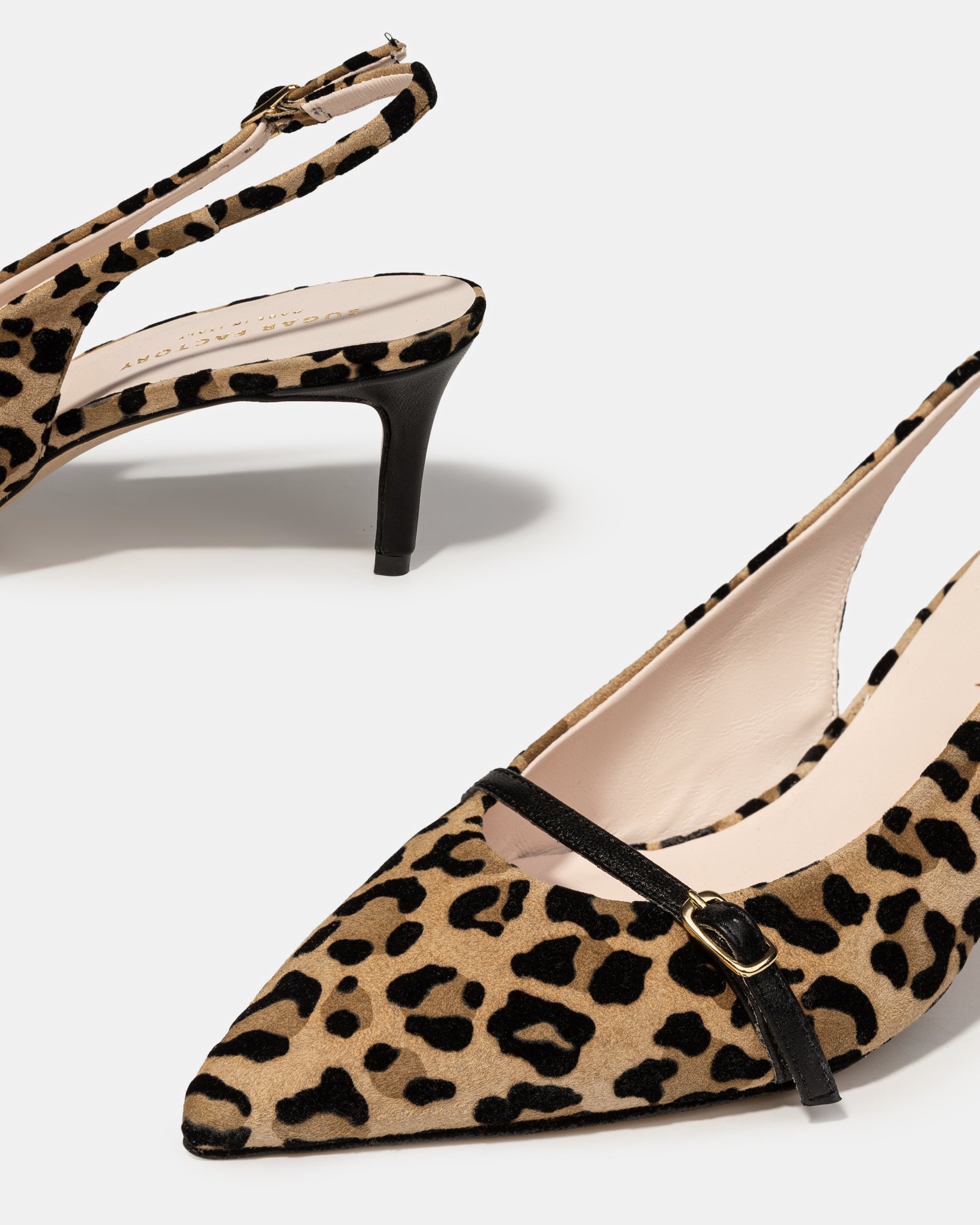 Леопардовые замшевые туфли на шпильке - Image 4 of 5