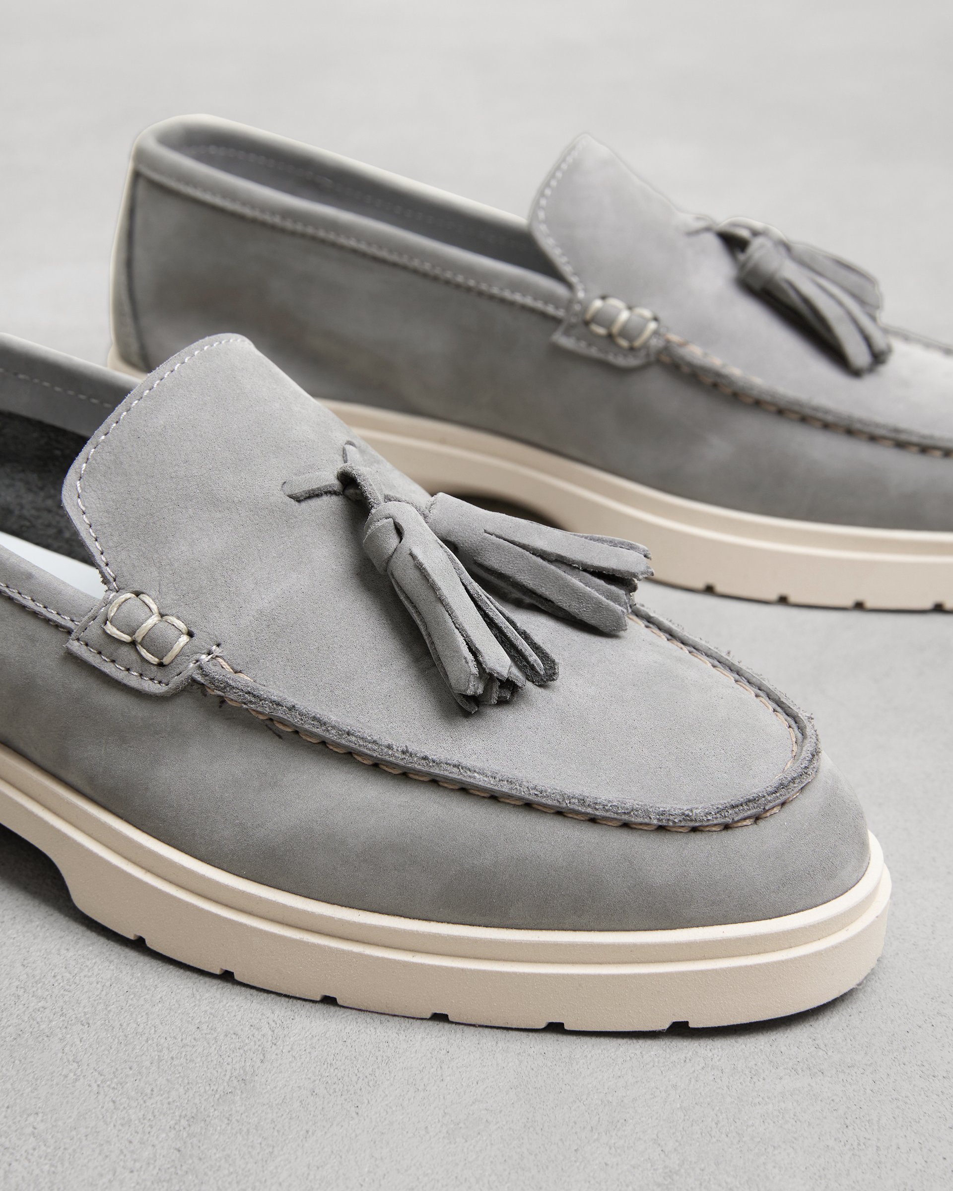Серые лоферы из нубука - Image 4 of 6