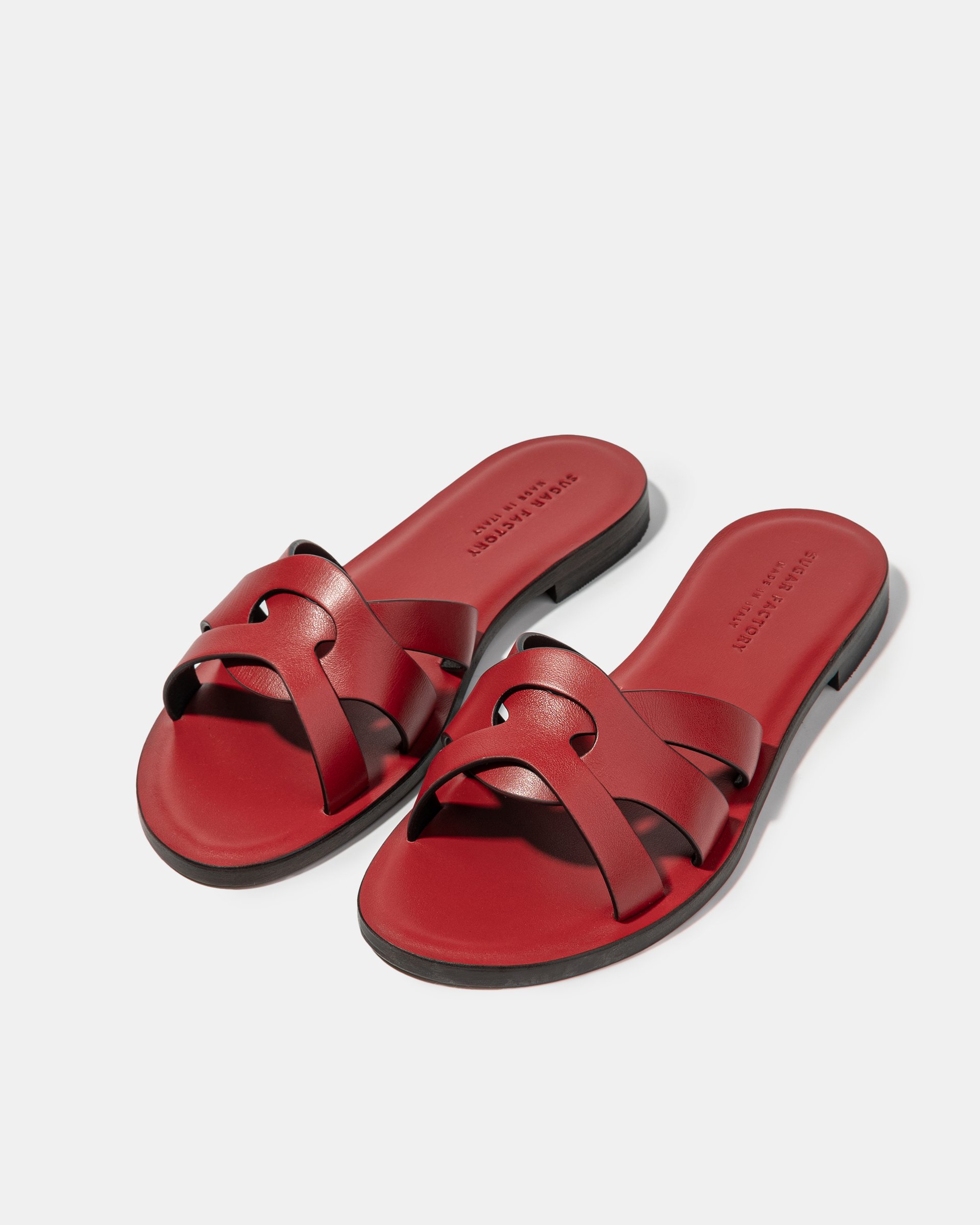 Красные пантолеты из натуральной кожи - Image 2 of 4