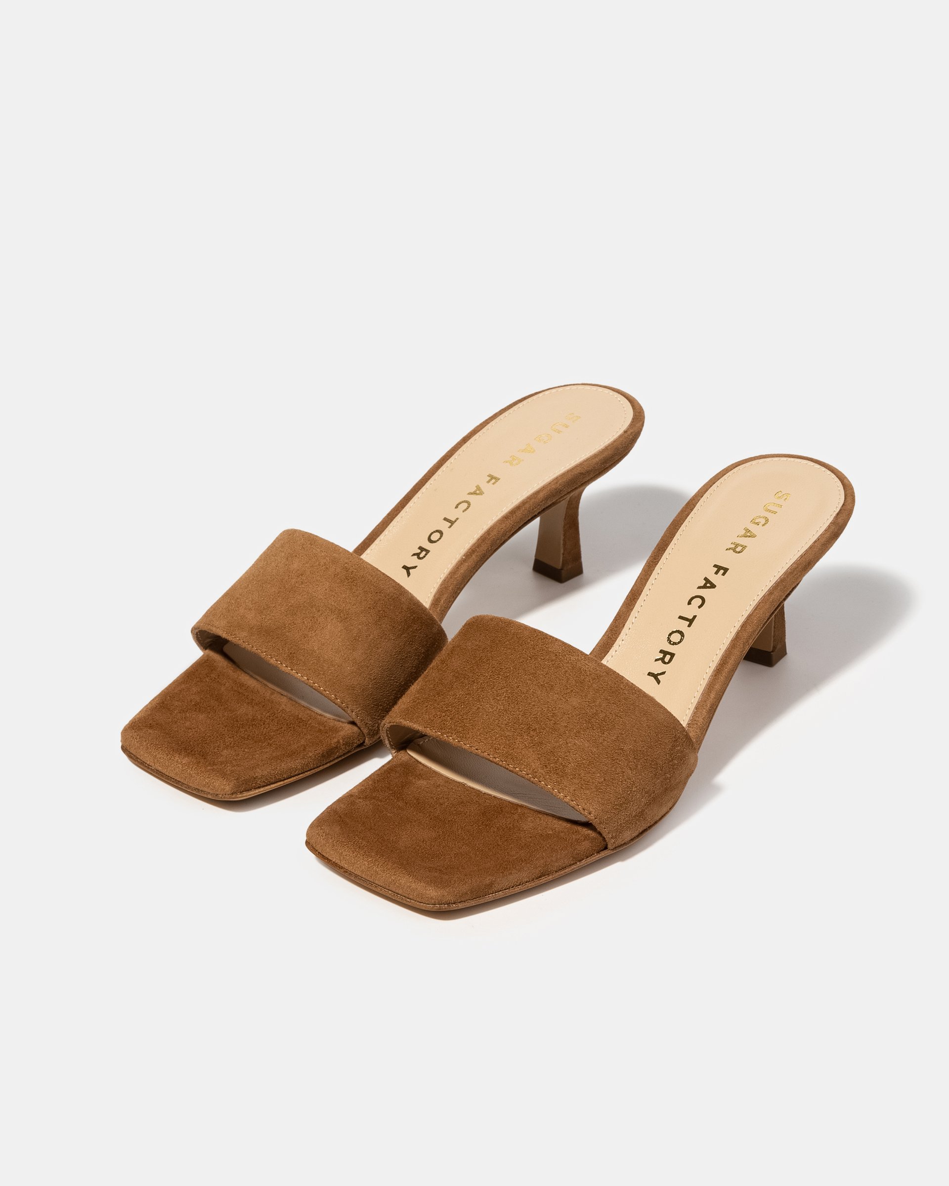 Коричневые замшевые мюли - Image 2 of 5