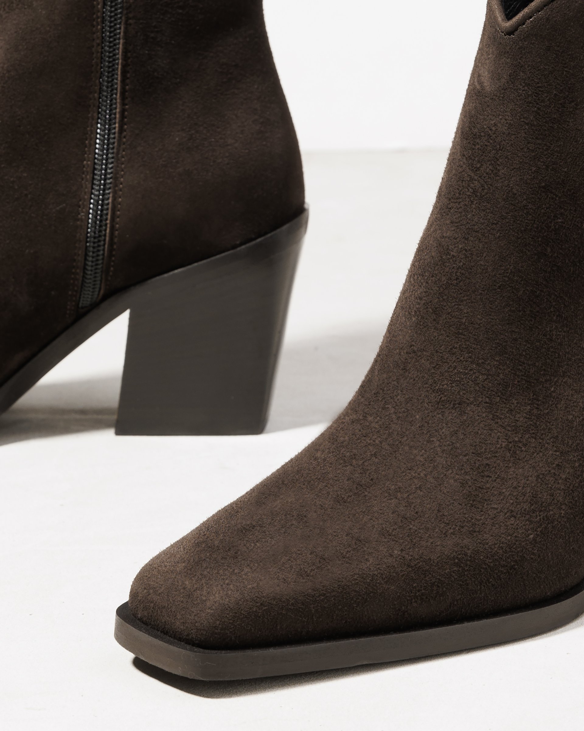 Коричневые замшевые ботинки - Image 4 of 6