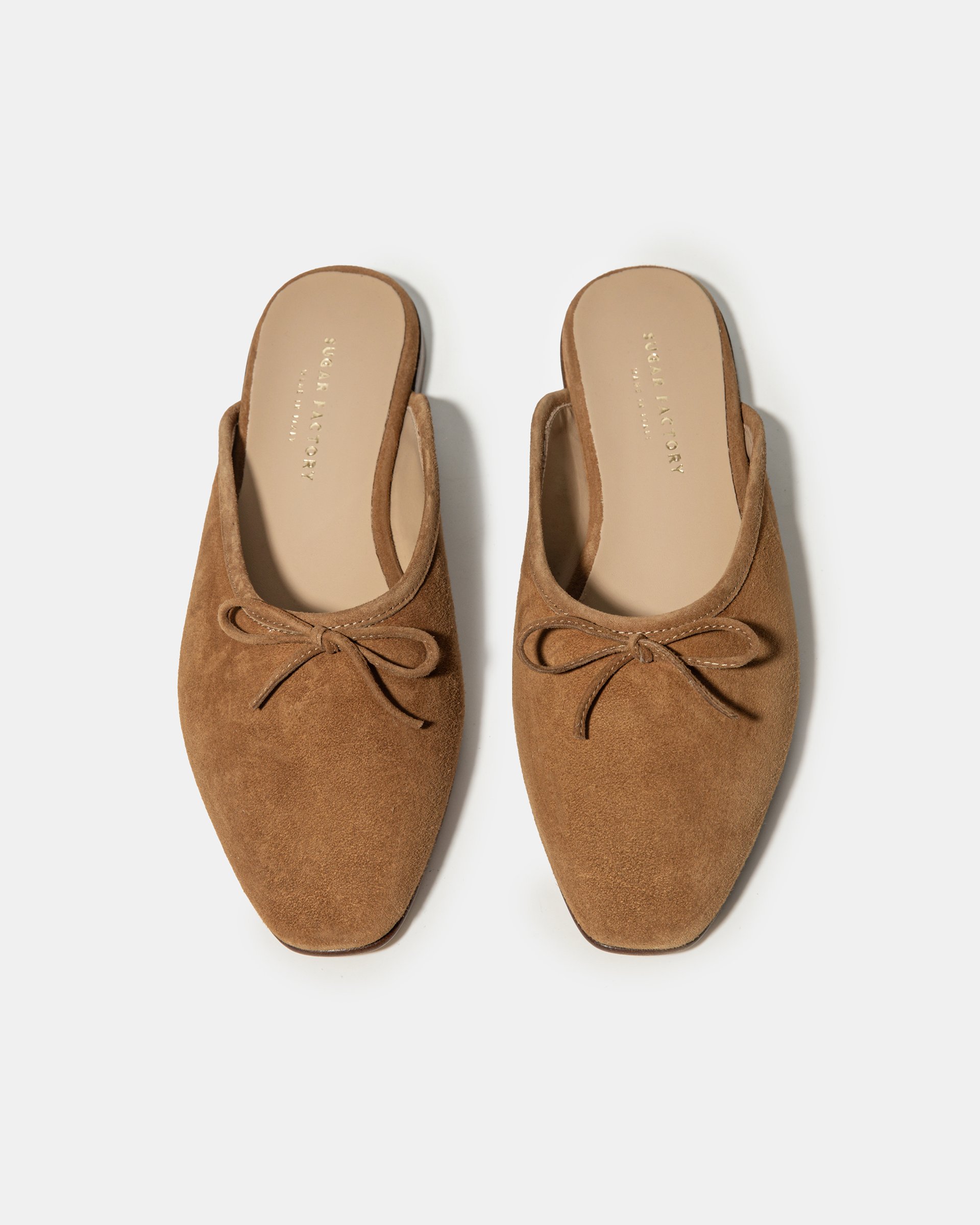 Коричневые замшевые слиперы - Image 3 of 5