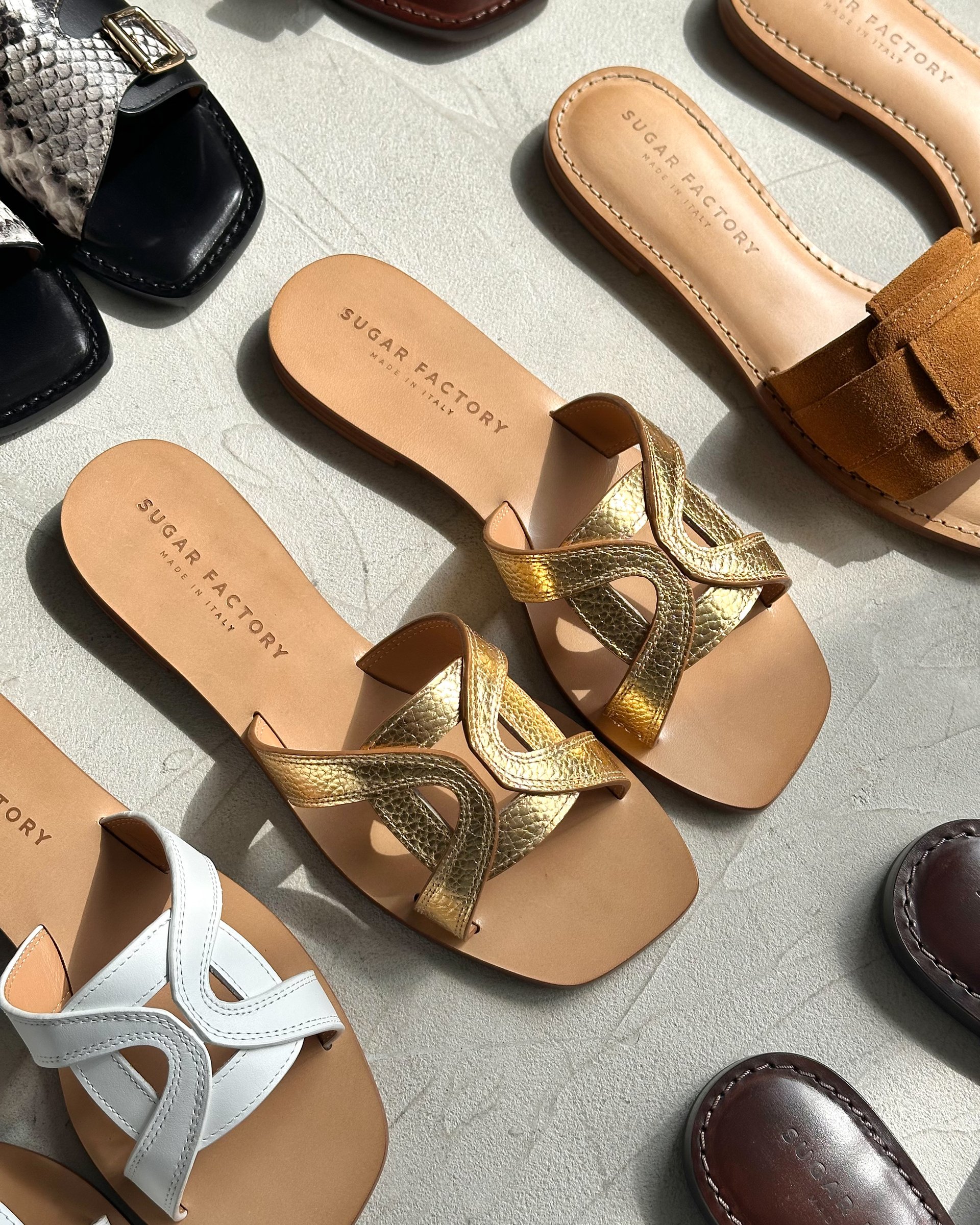 Золотистые кожаные пантолеты - Image 5 of 5