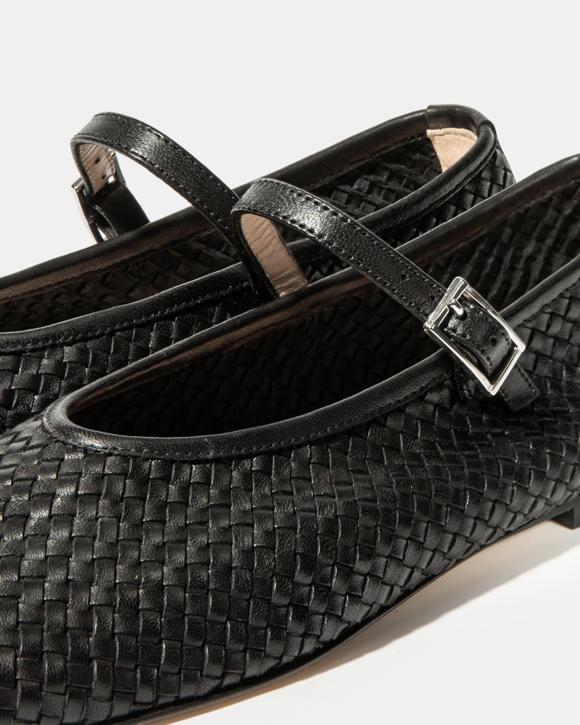 Черные кожаные балетки - Image 4 of 4