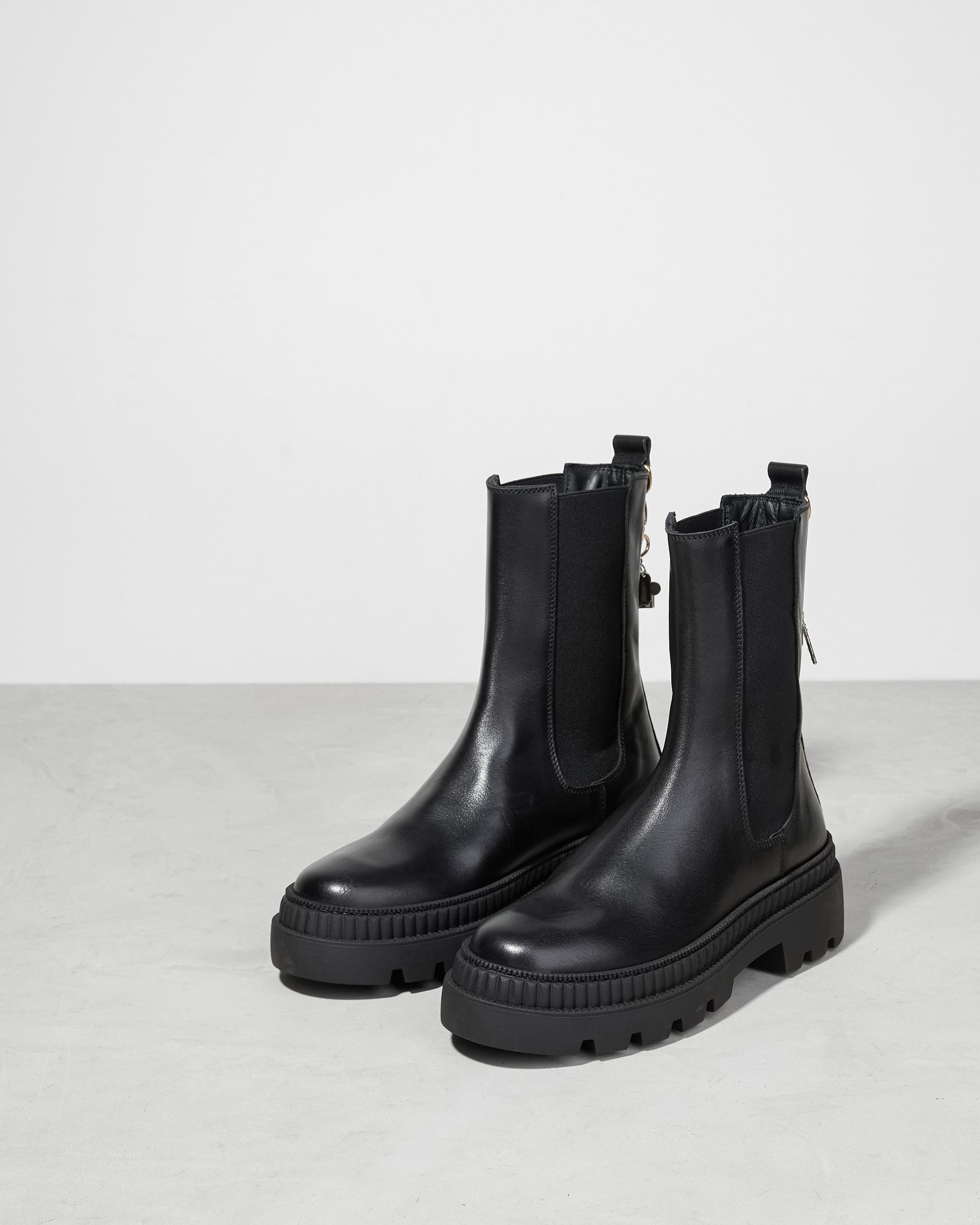 Черные кожаные ботинки - Image 2 of 4