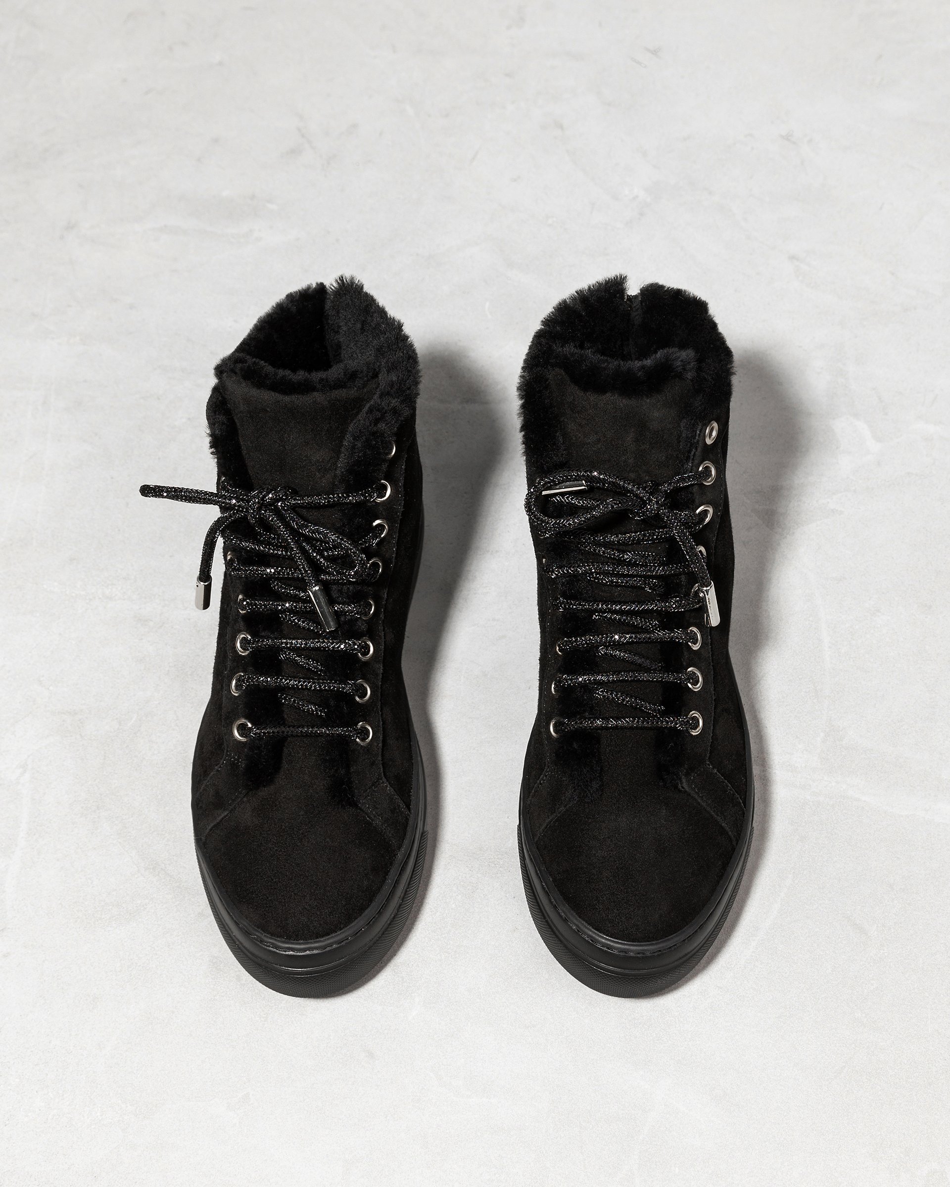 Черные замшевые кеды - Image 2 of 5