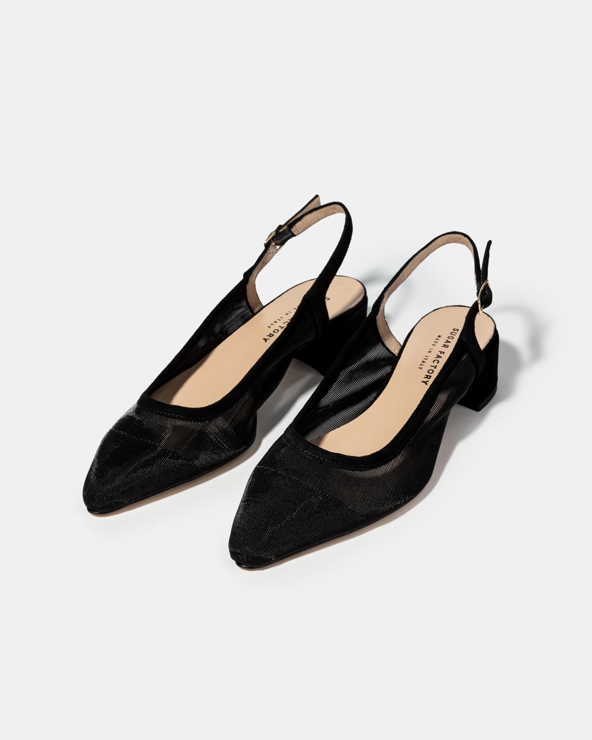 Черные кожаные туфли на каблуке - Image 2 of 4