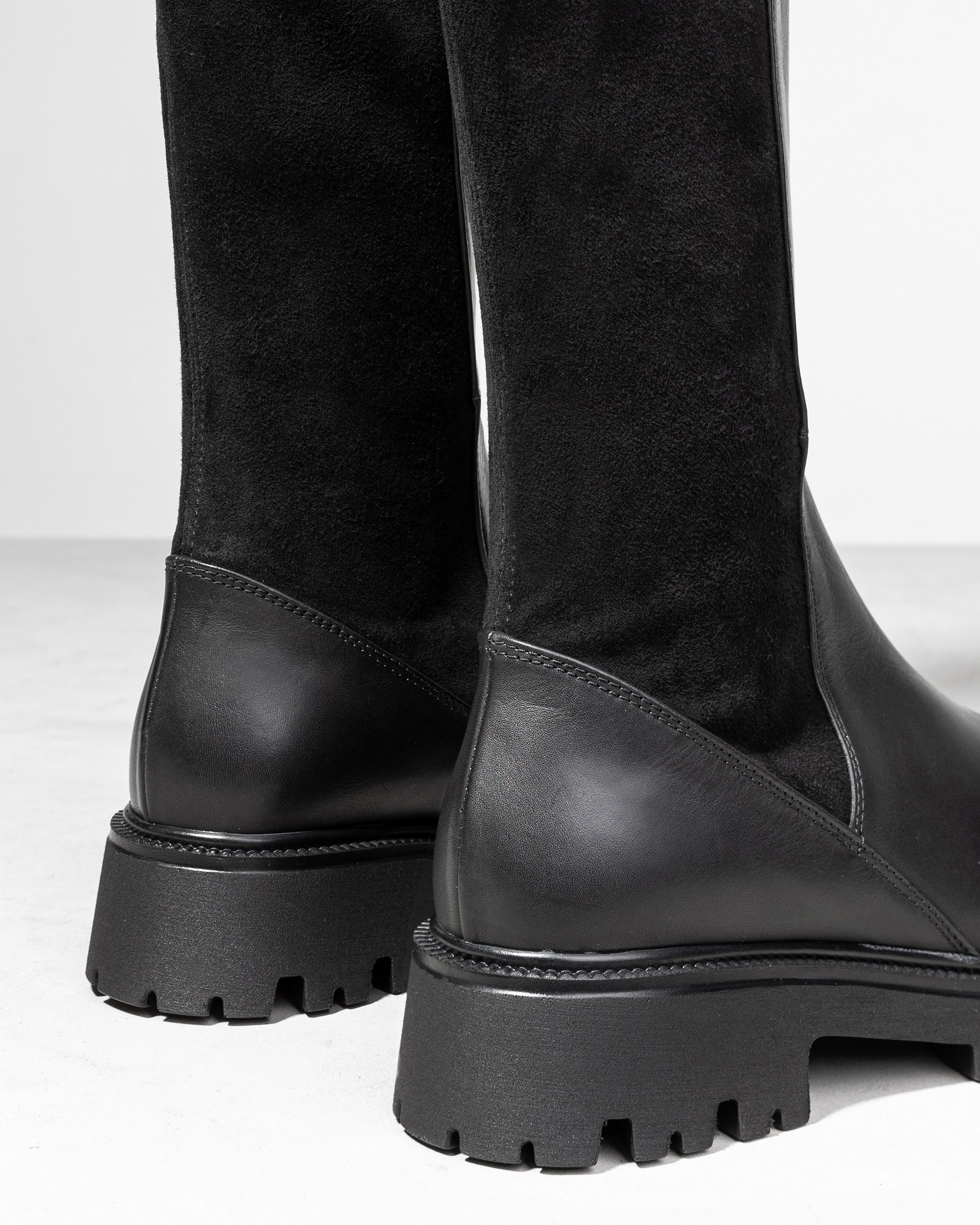 Черные сапоги из натуральной кожи - Image 4 of 5