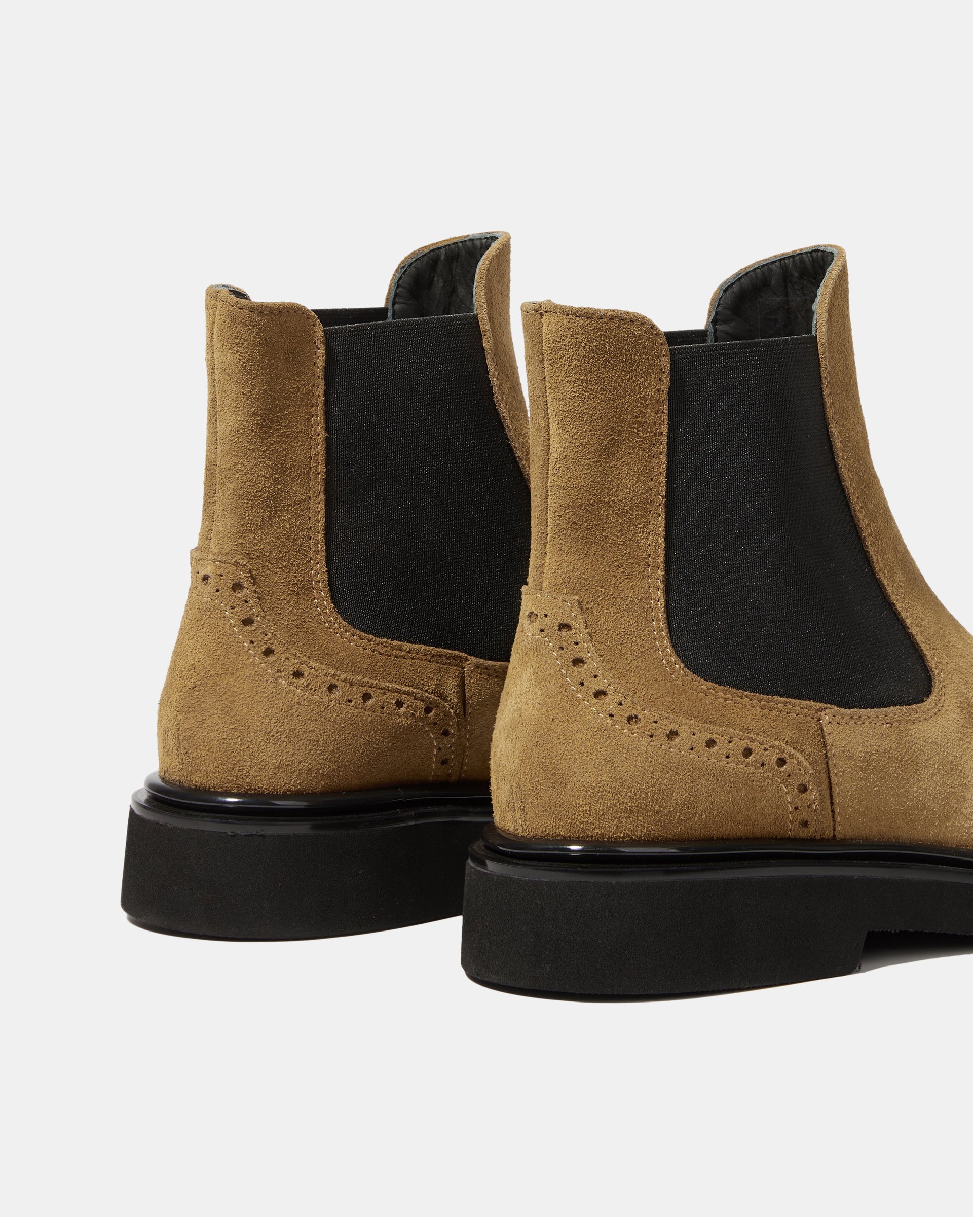 Ботинки челси из замши горчичного цвета - Image 4 of 4