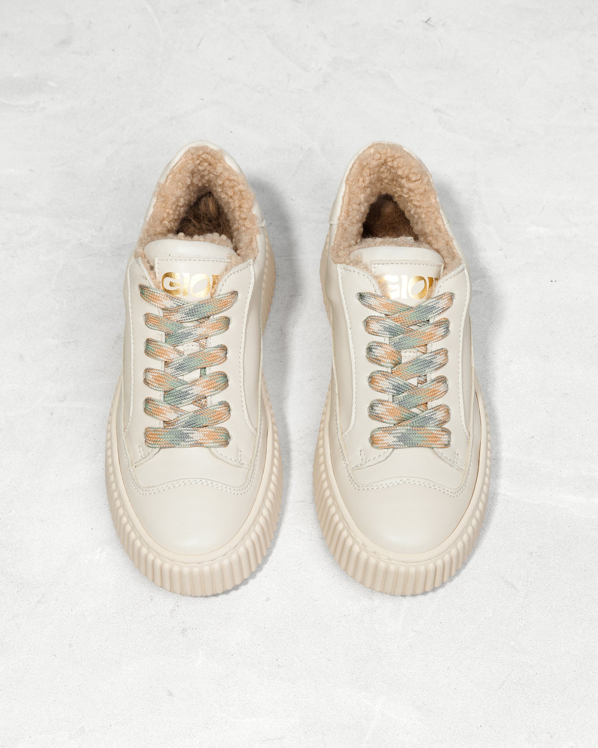 Светлые кеды из натуральной кожи - Image 3 of 4