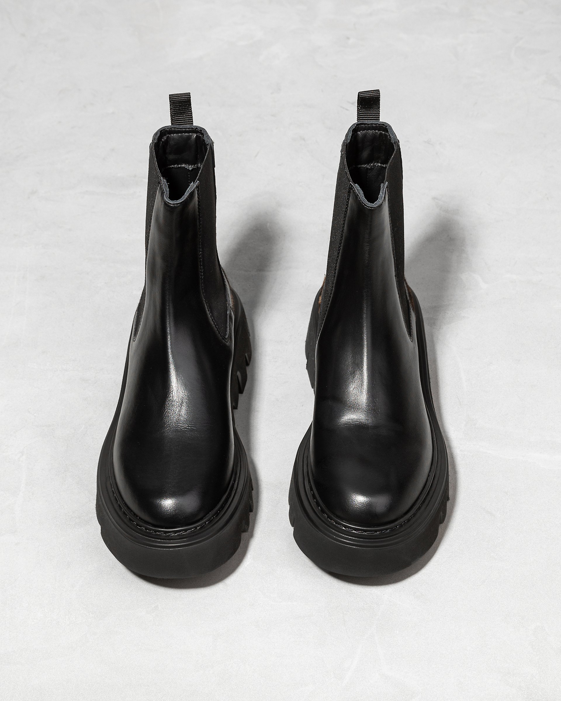 Черные кожаные ботинки с леопардовой вставкой - Image 3 of 5