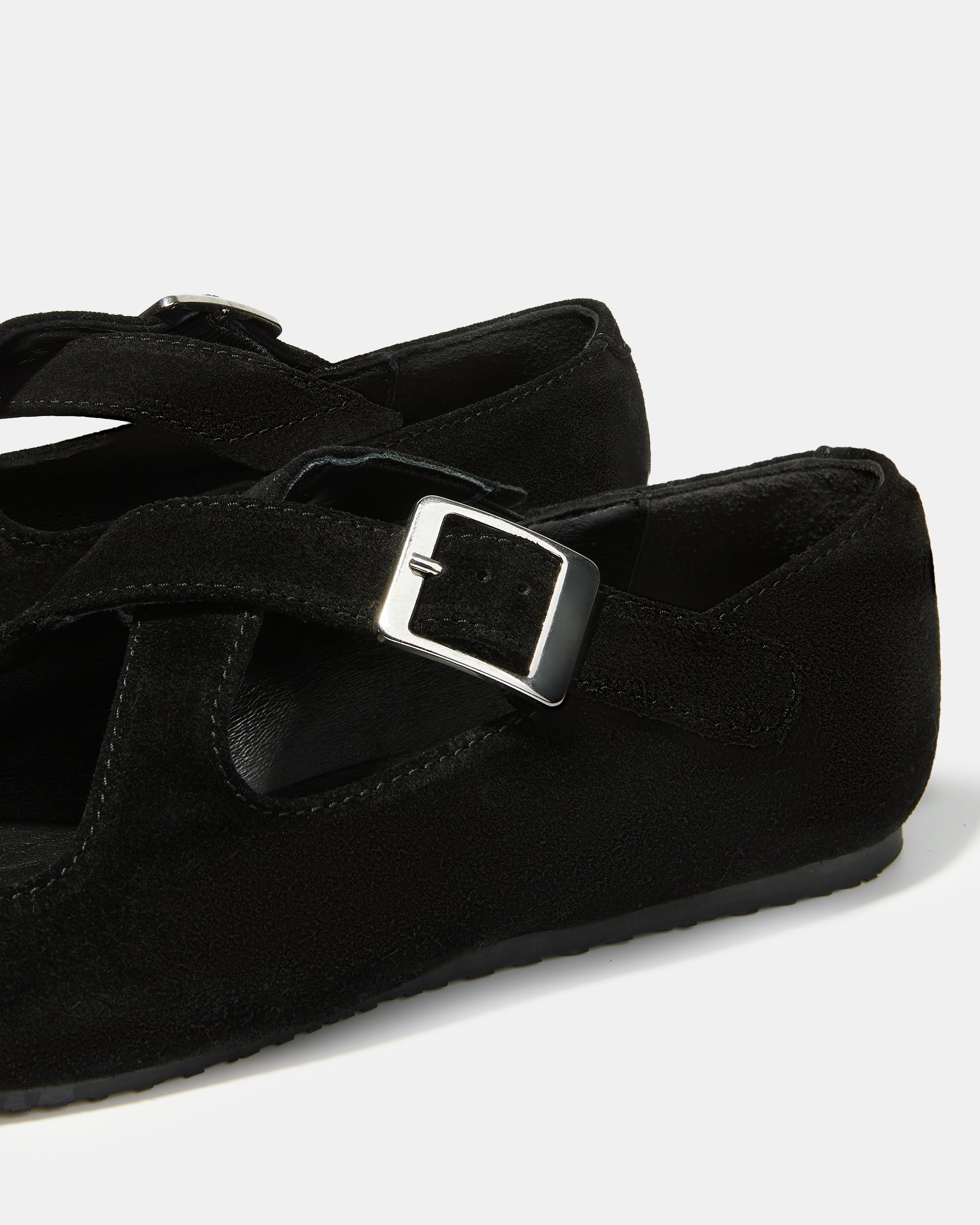 Черные замшевые балетки - Image 4 of 4