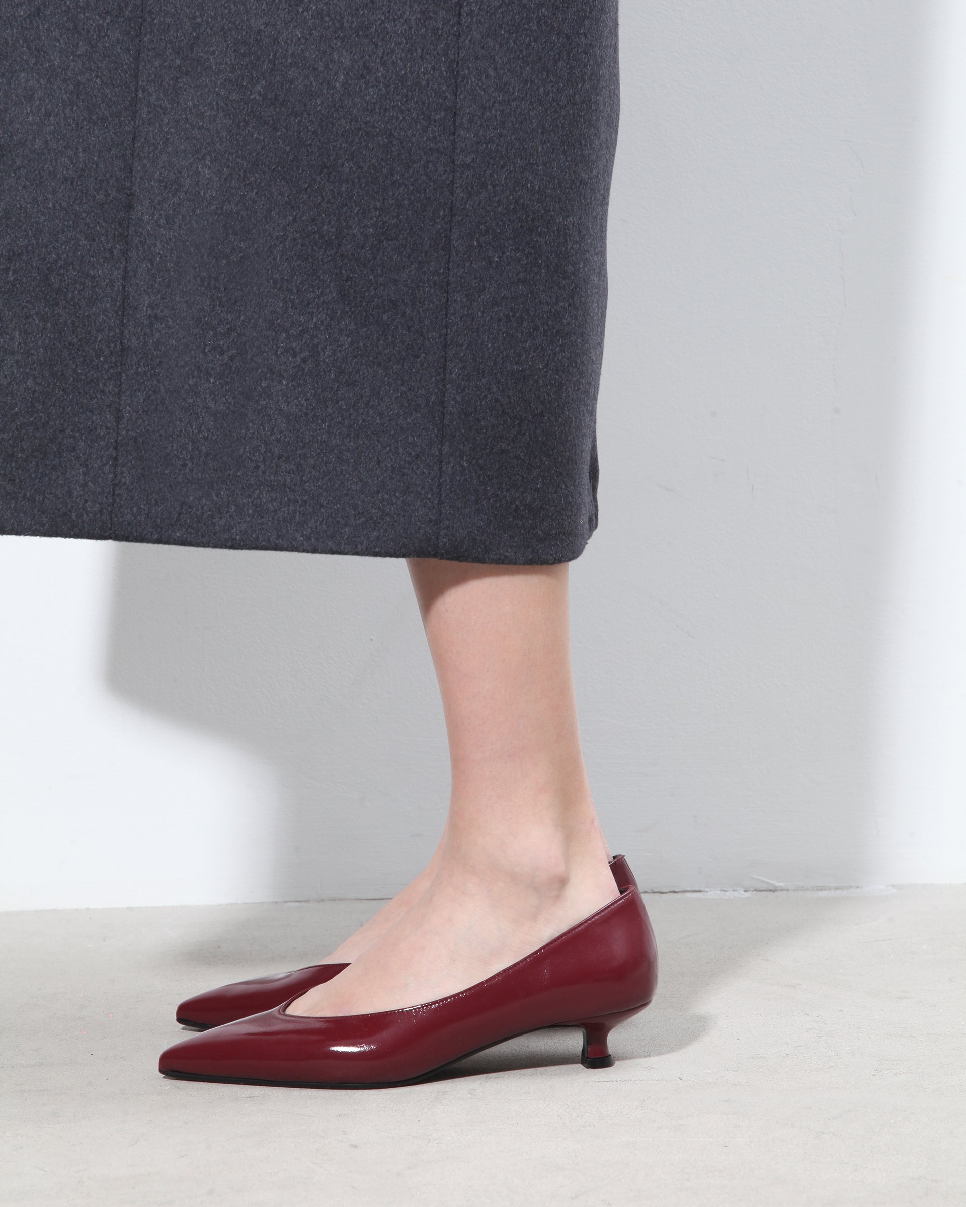 Винные лакированные туфли - Image 6 of 6