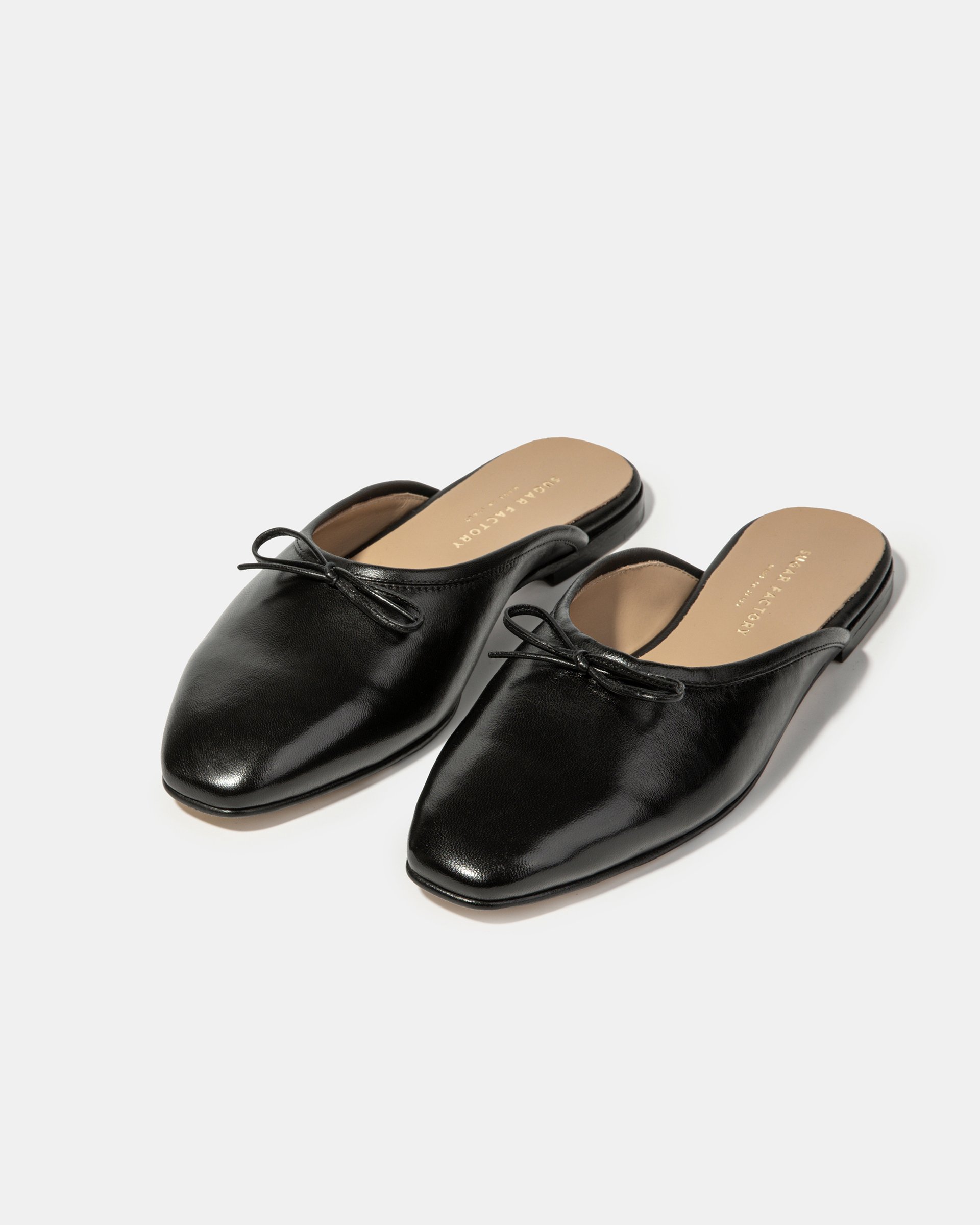 Черные кожаные слиперы - Image 2 of 5