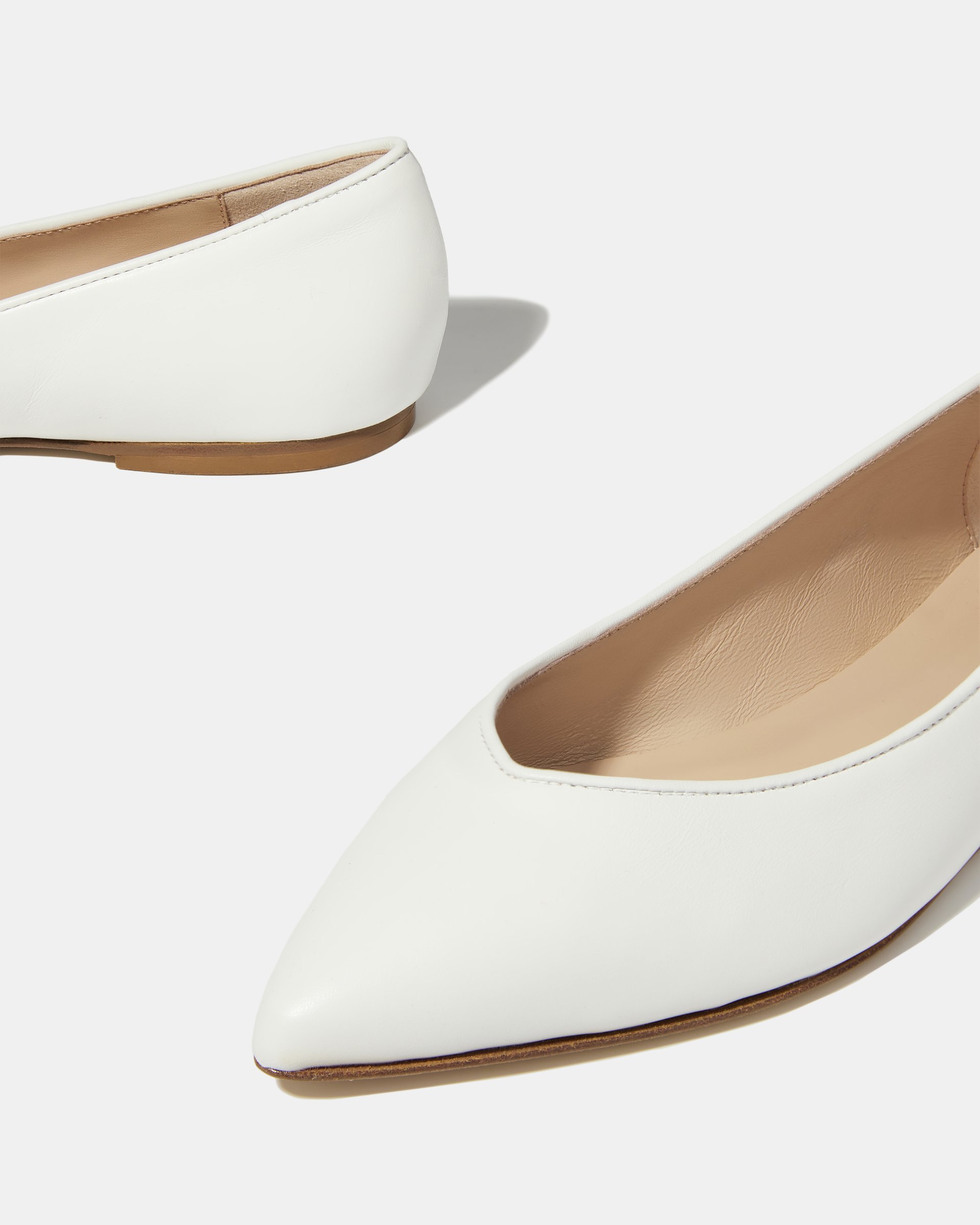 Белые балетки из натуральной кожи - Image 5 of 5