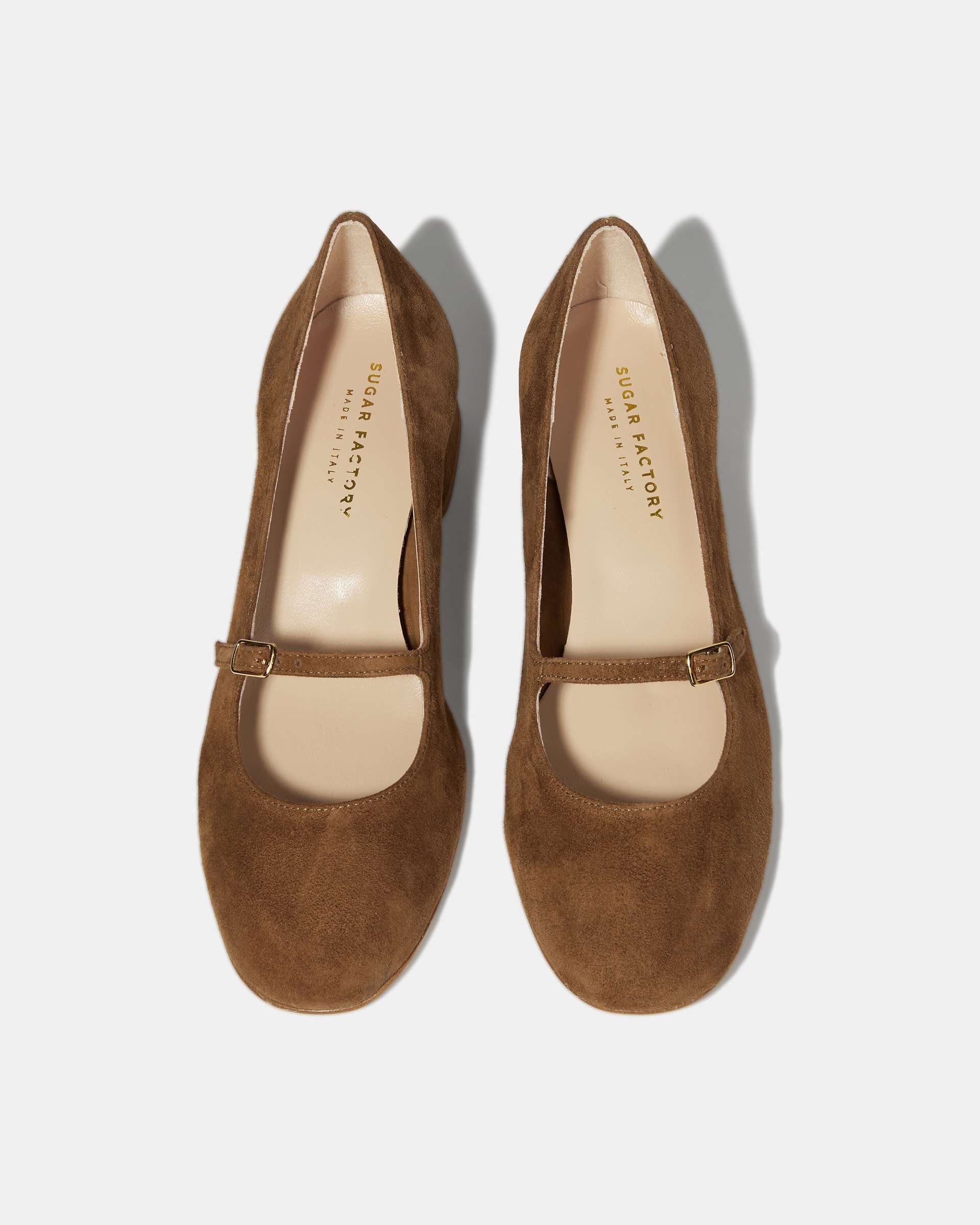 Коричневые замшевые туфли  - Image 3 of 5