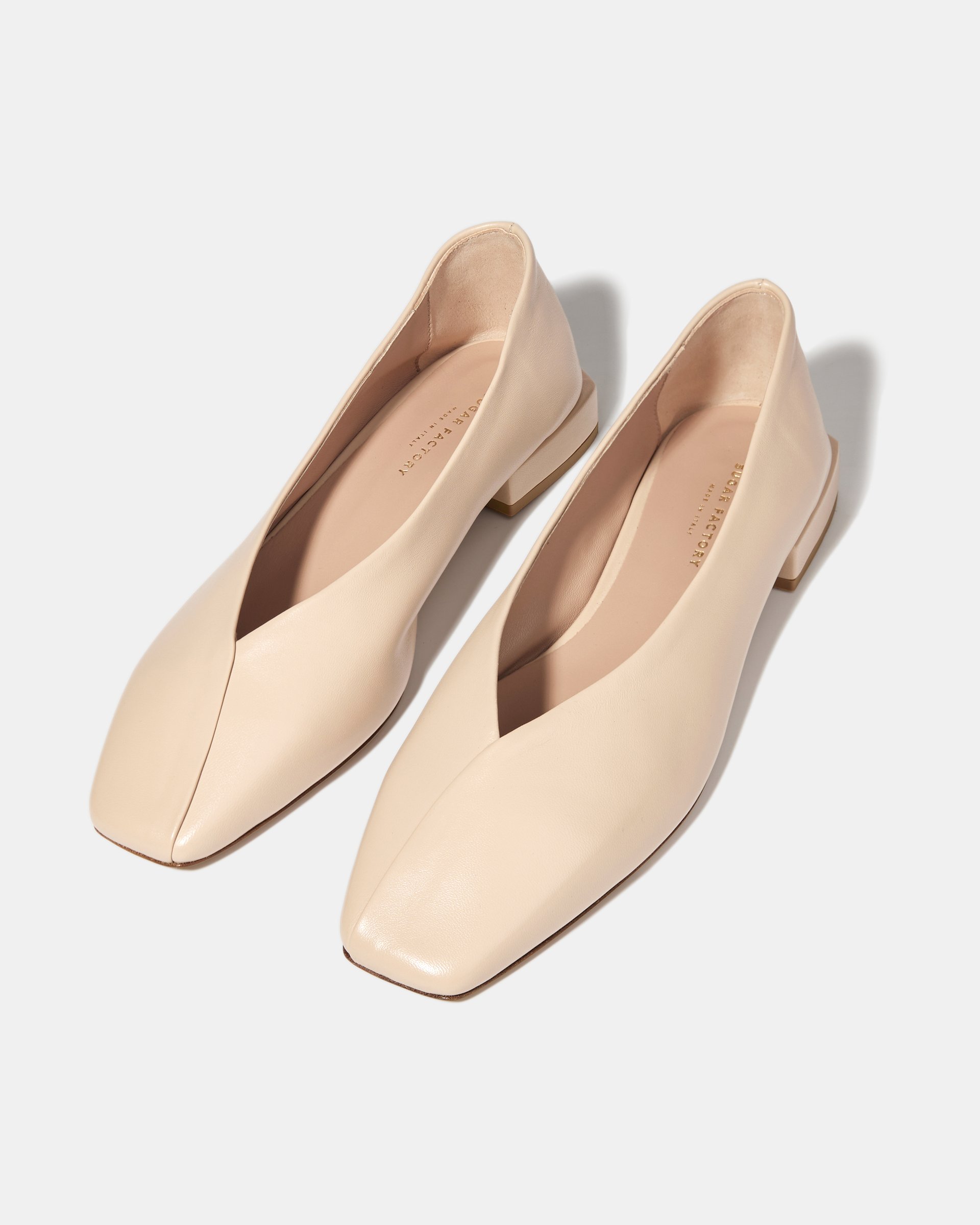 Бежевые туфли из натуральной кожи - Image 3 of 5