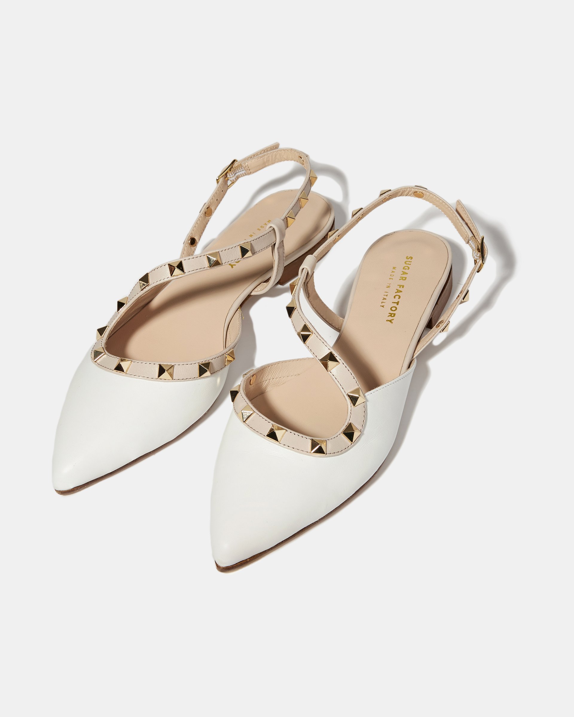 Белые кожаные туфли - Image 3 of 5