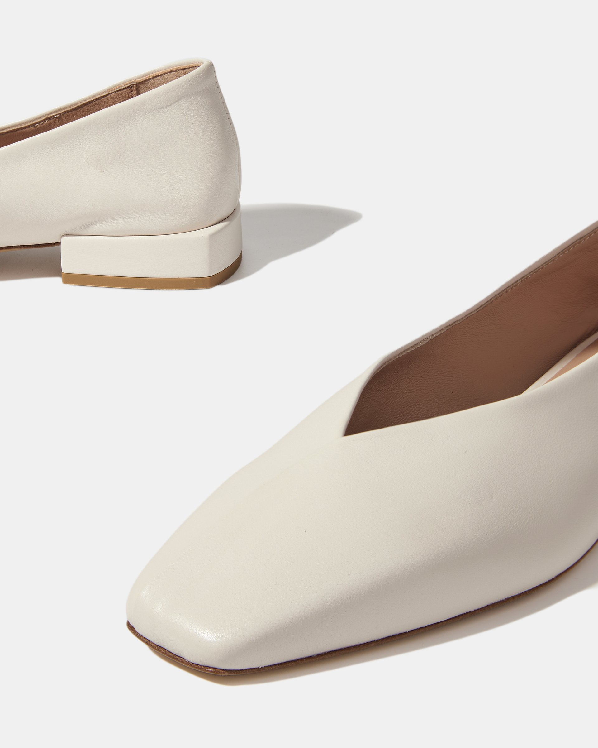 Белые туфли из натуральной кожи - Image 4 of 5