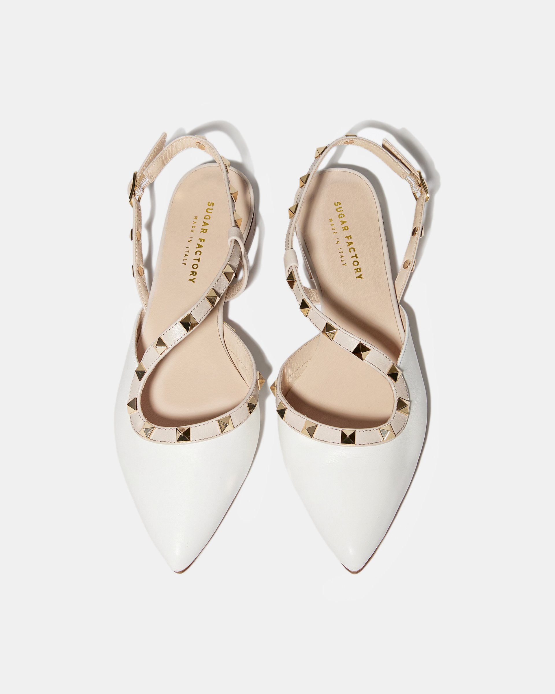 Белые кожаные туфли - Image 4 of 5