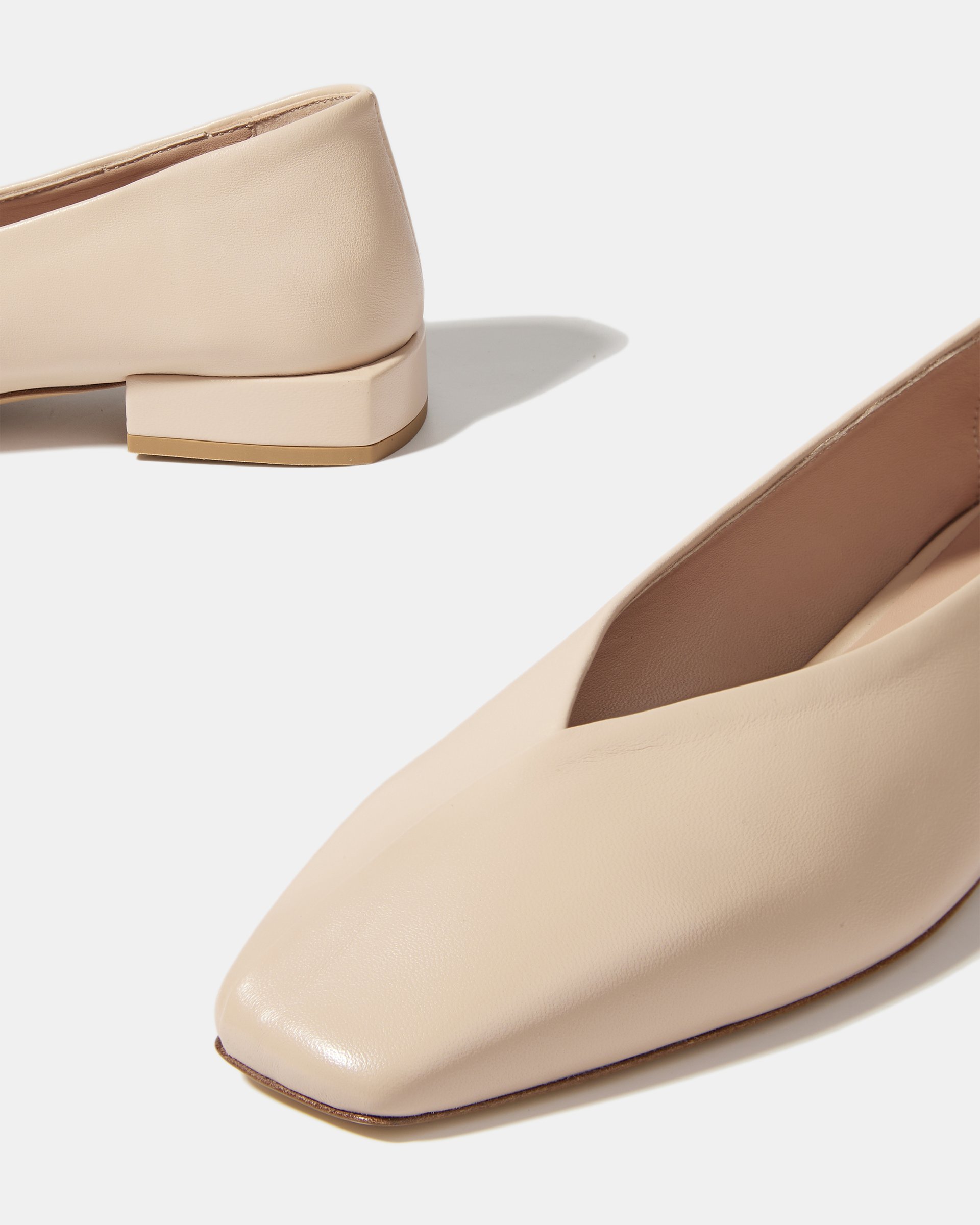 Бежевые туфли из натуральной кожи - Image 5 of 5