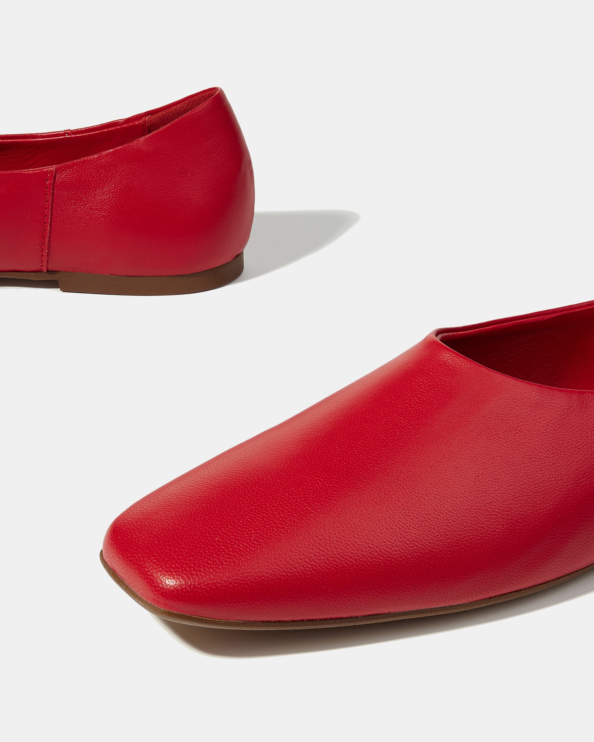 Красные балетки из натуральной кожи  - Image 5 of 5
