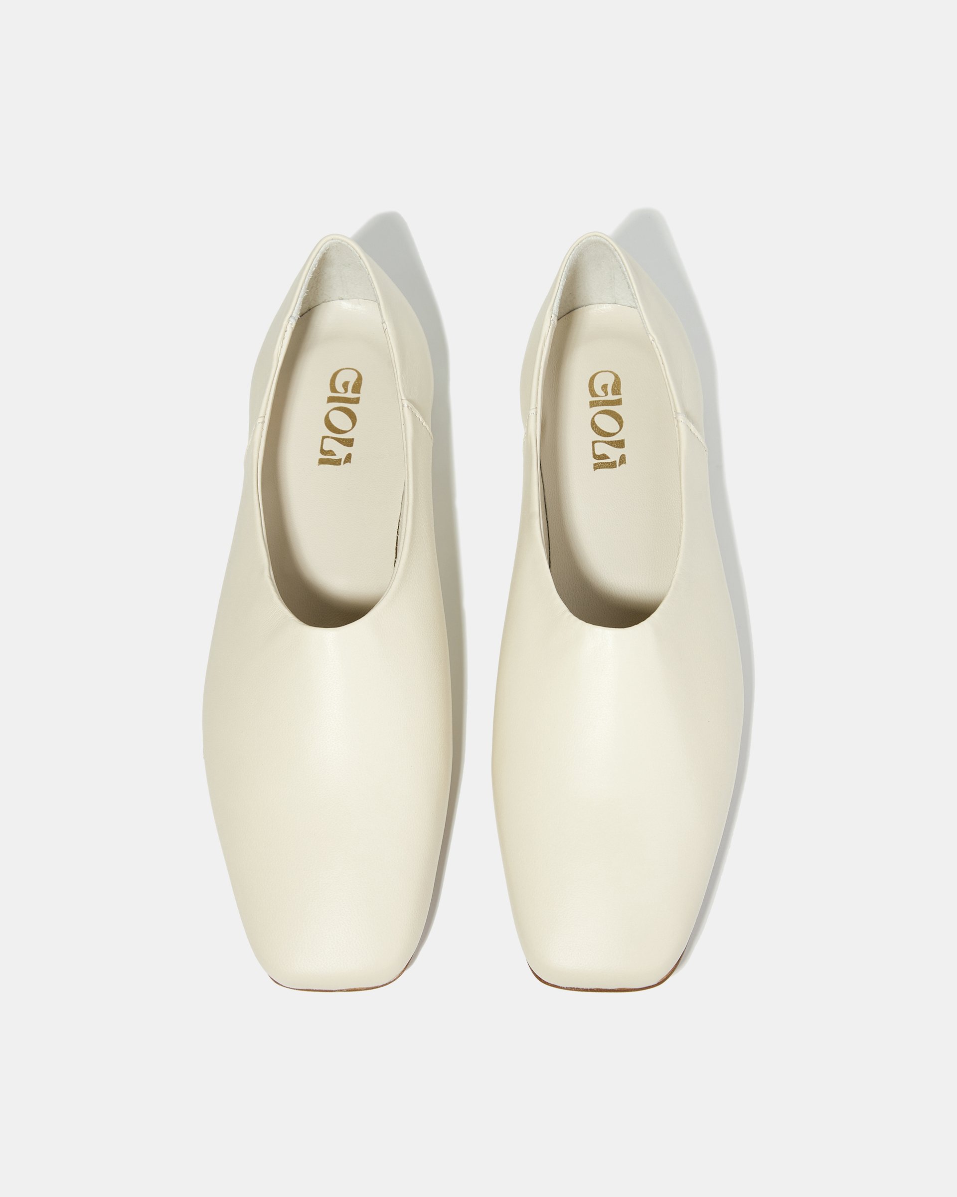 Белые балетки из натуральной кожи  - Image 4 of 5