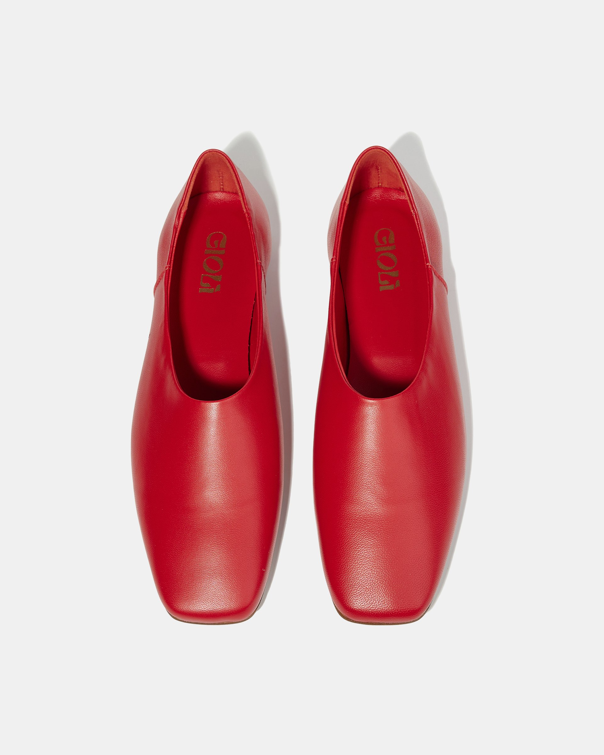 Красные балетки из натуральной кожи  - Image 4 of 5