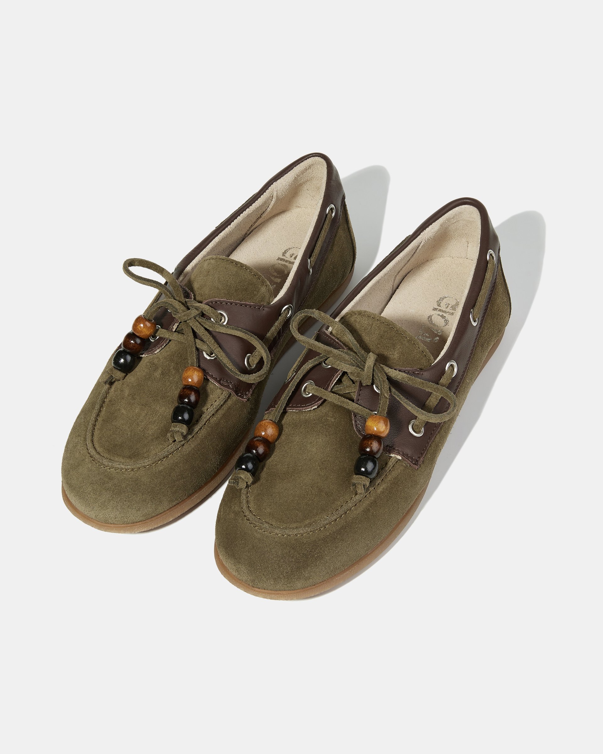 Зеленые замшевые мокасины  - Image 3 of 5