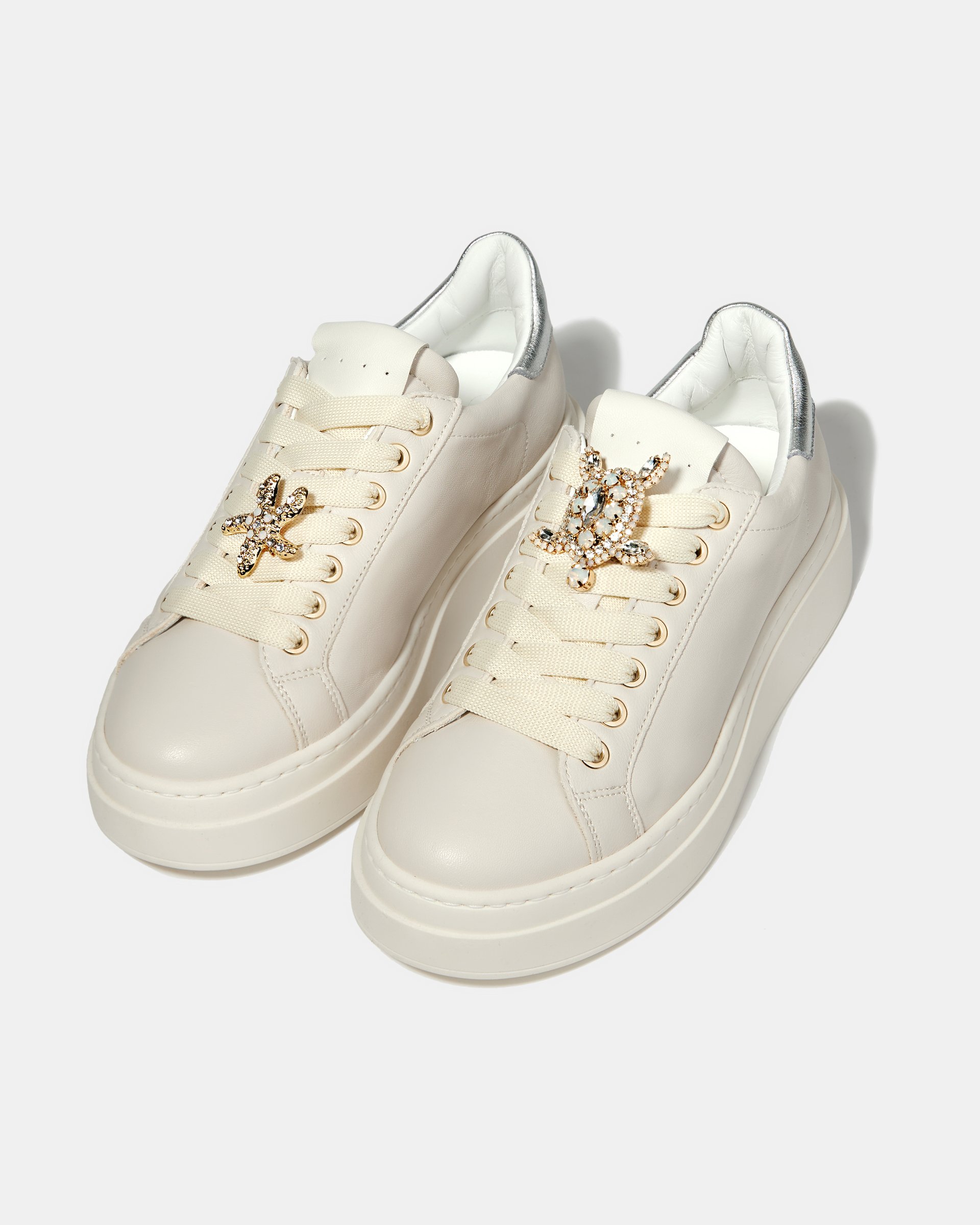 Белые кожаные кеды  - Image 2 of 4