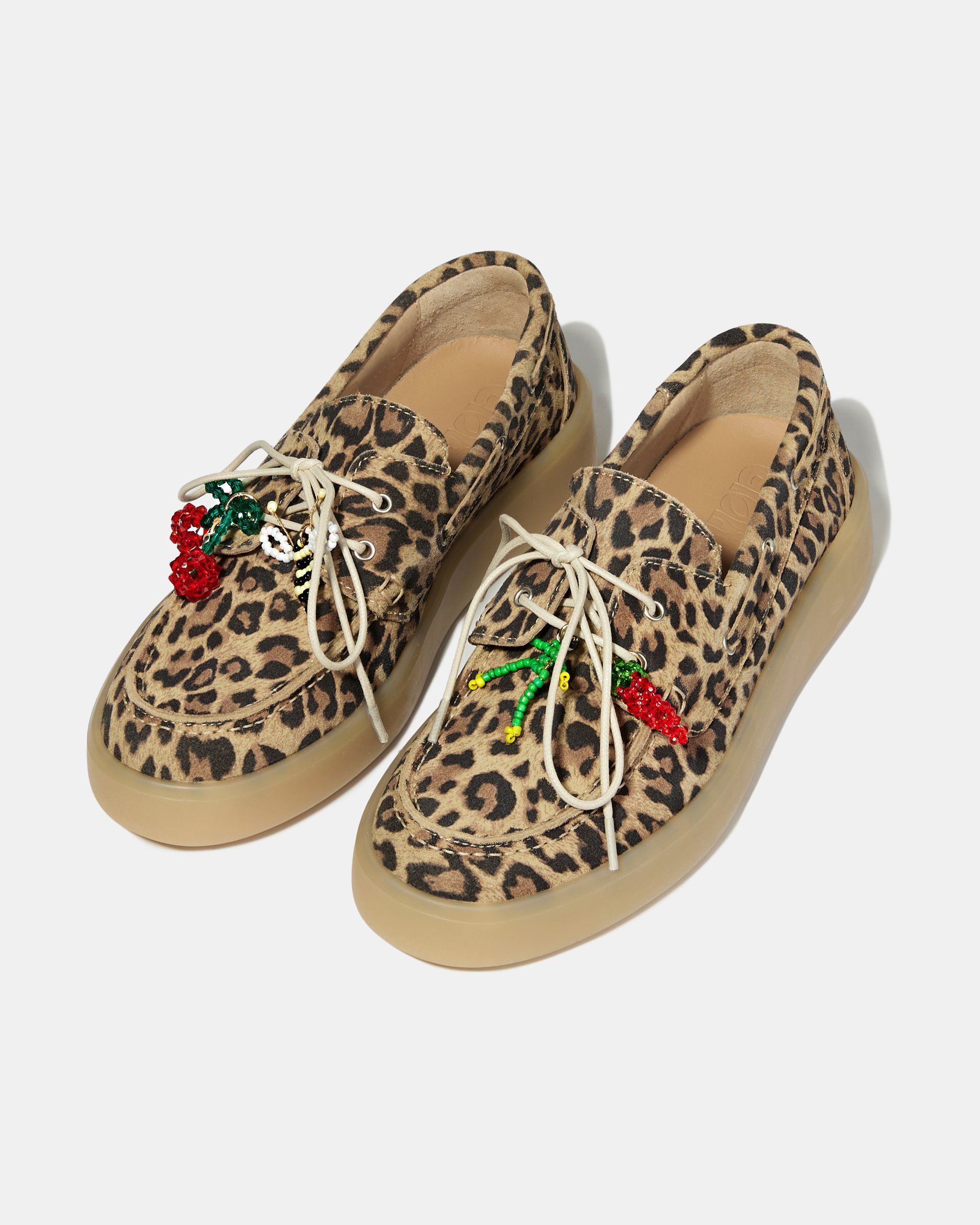 Замшевые мокасины в леопардовом принте - Image 3 of 5
