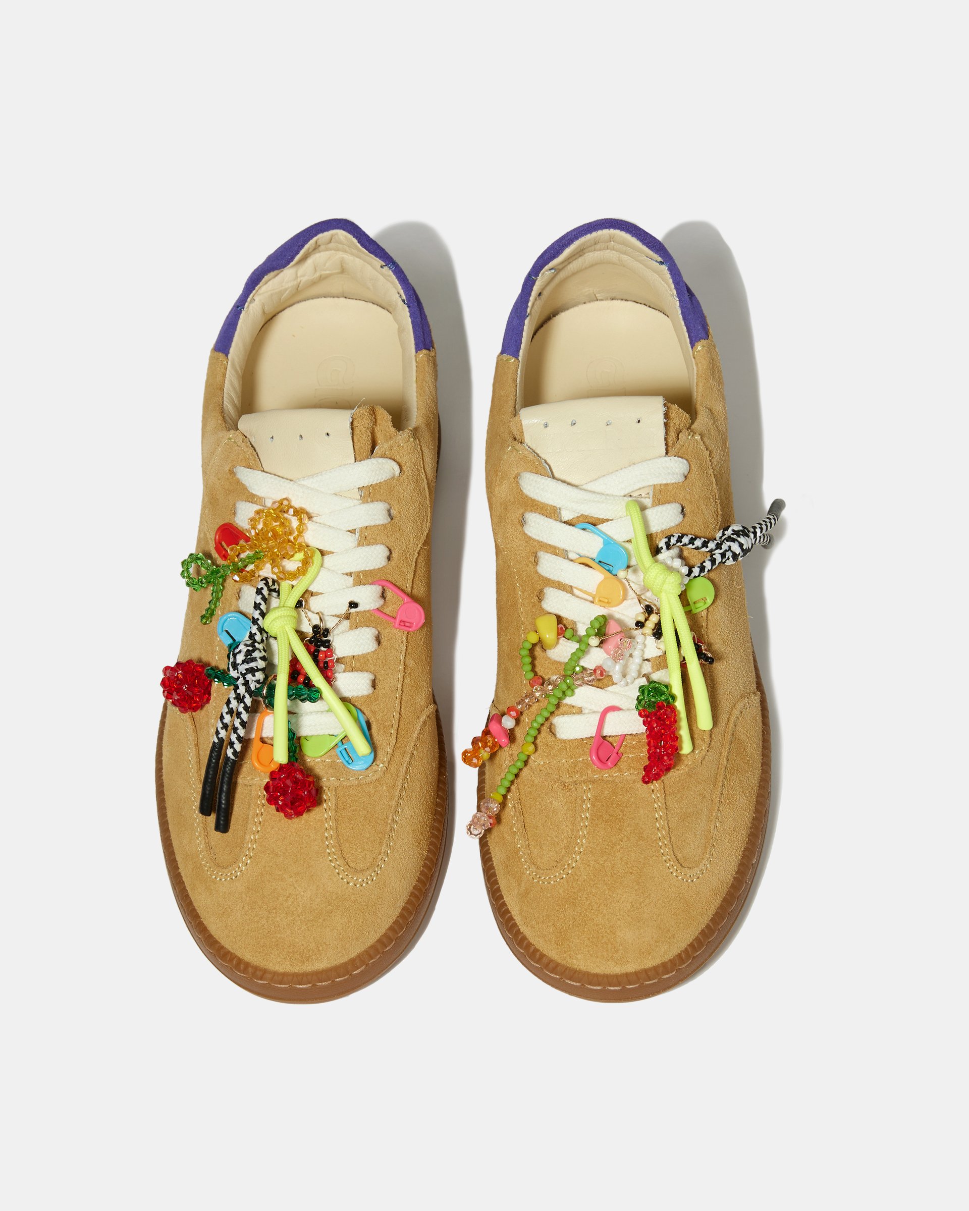 Желтые замшевые кеды  - Image 4 of 5