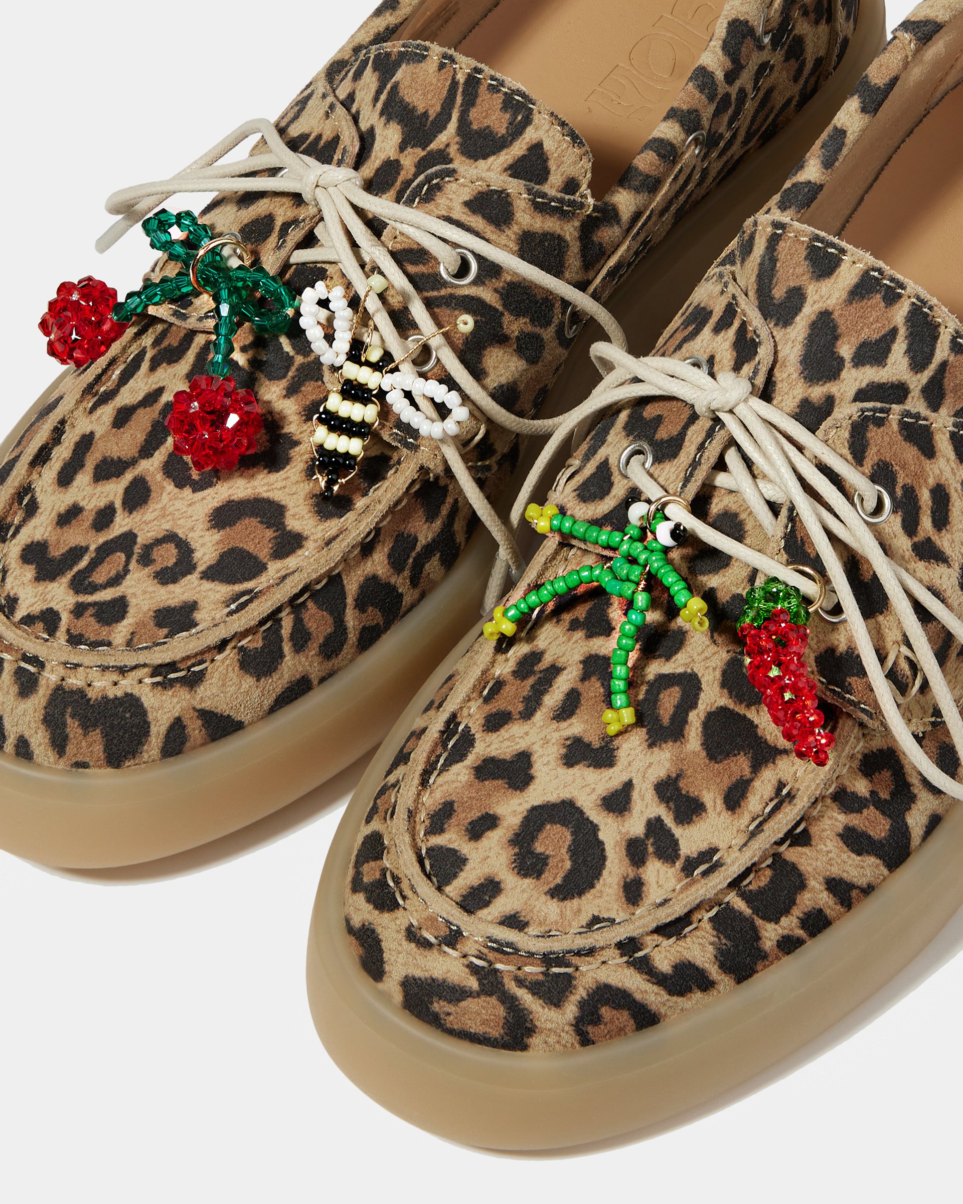 Замшевые мокасины в леопардовом принте - Image 5 of 5