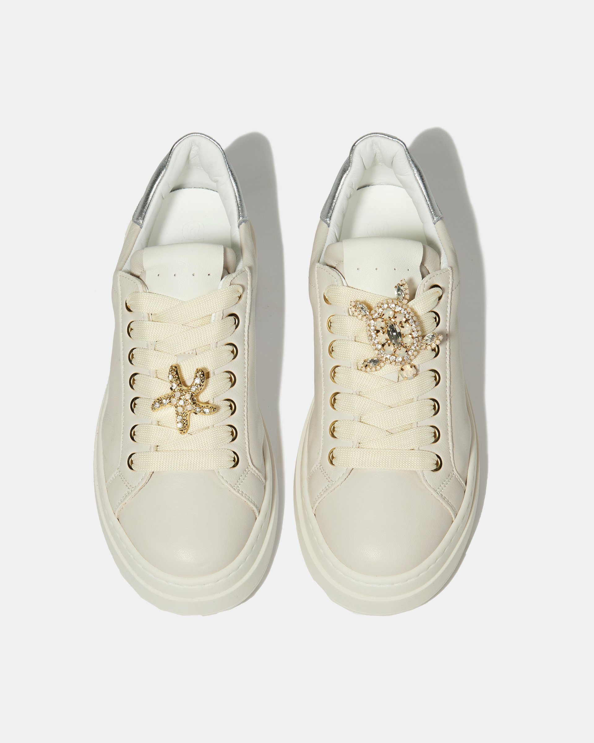 Белые кожаные кеды  - Image 3 of 4