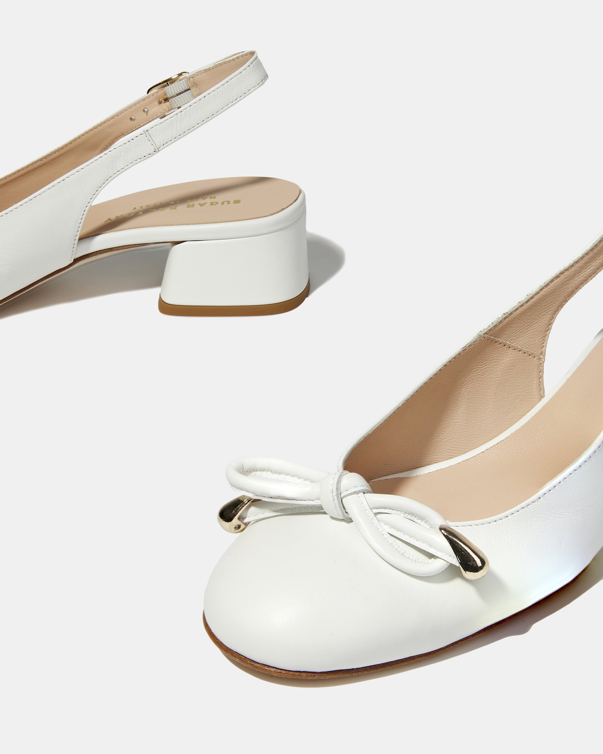 Белые кожаные туфли - Image 5 of 5