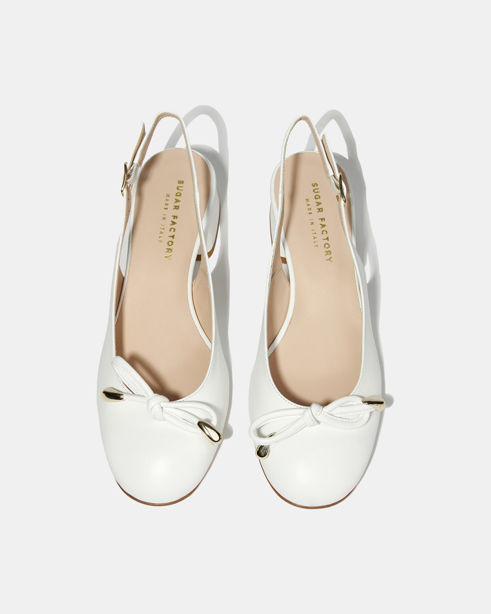 Белые кожаные туфли - Image 4 of 5