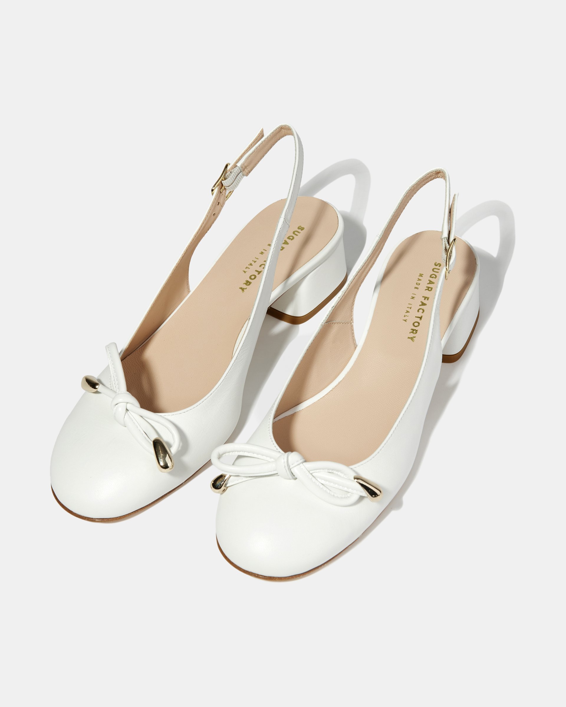 Белые кожаные туфли - Image 3 of 5