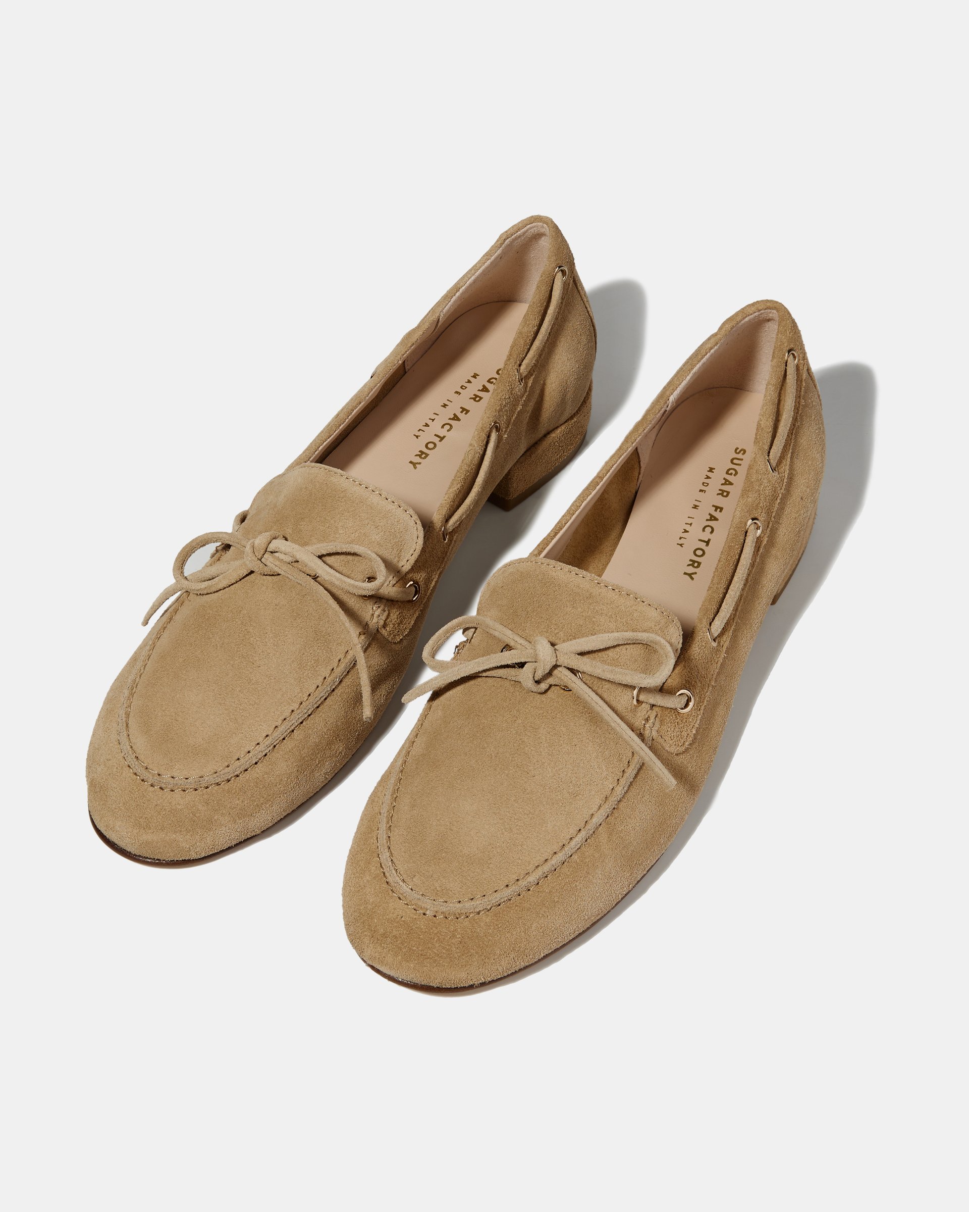 Бежевые замшевые лоферы - Image 2 of 4