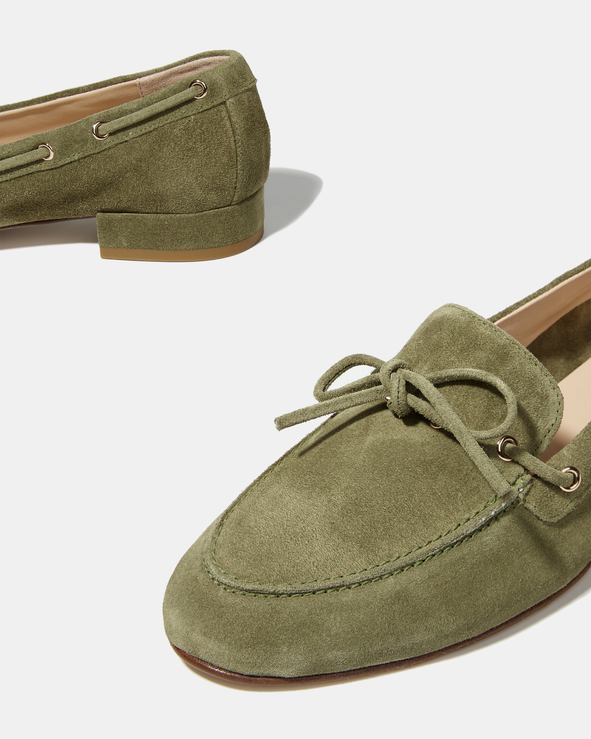 Зеленые замшевые лоферы - Image 5 of 5